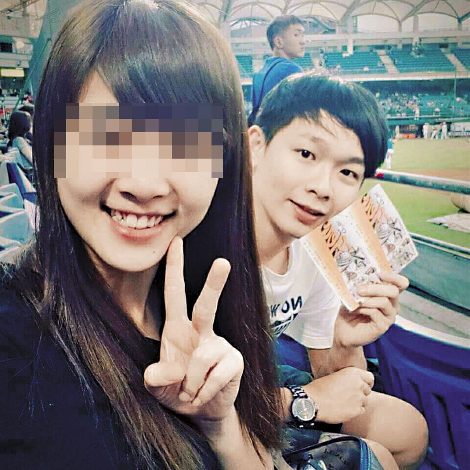 杜弘宇（右）與王婕（左）透過朋友牽線認識，2人只短短交往5個月。（翻攝臉書）