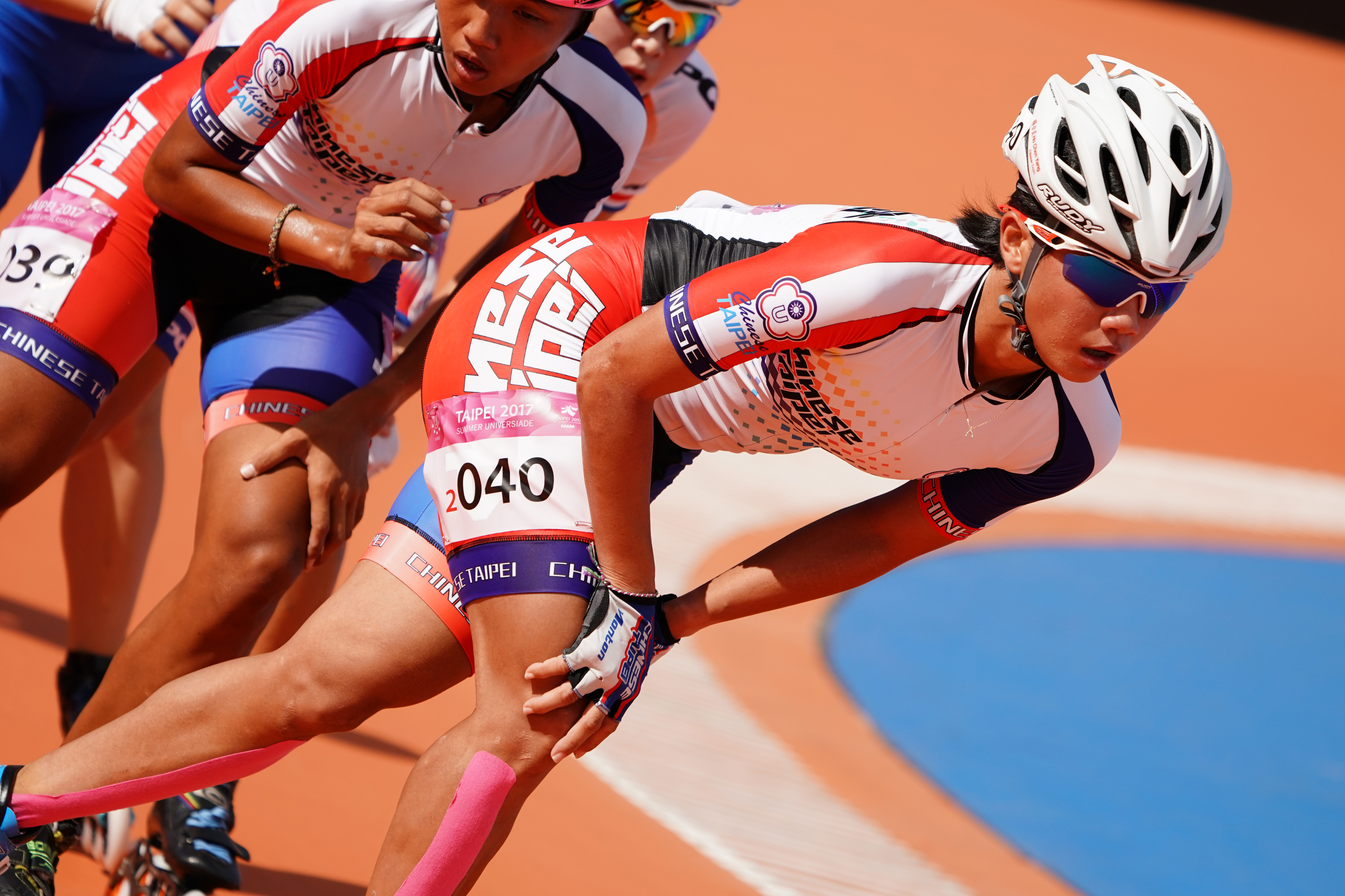 女子組的楊合貞再度於1萬公尺計點淘汰賽以積分23點奪金。