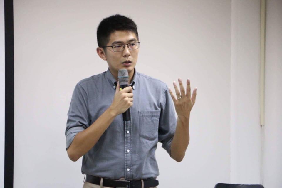 前青年部主任黃守達有意爭取台中市中、西區提名。（圖翻攝自臉書）