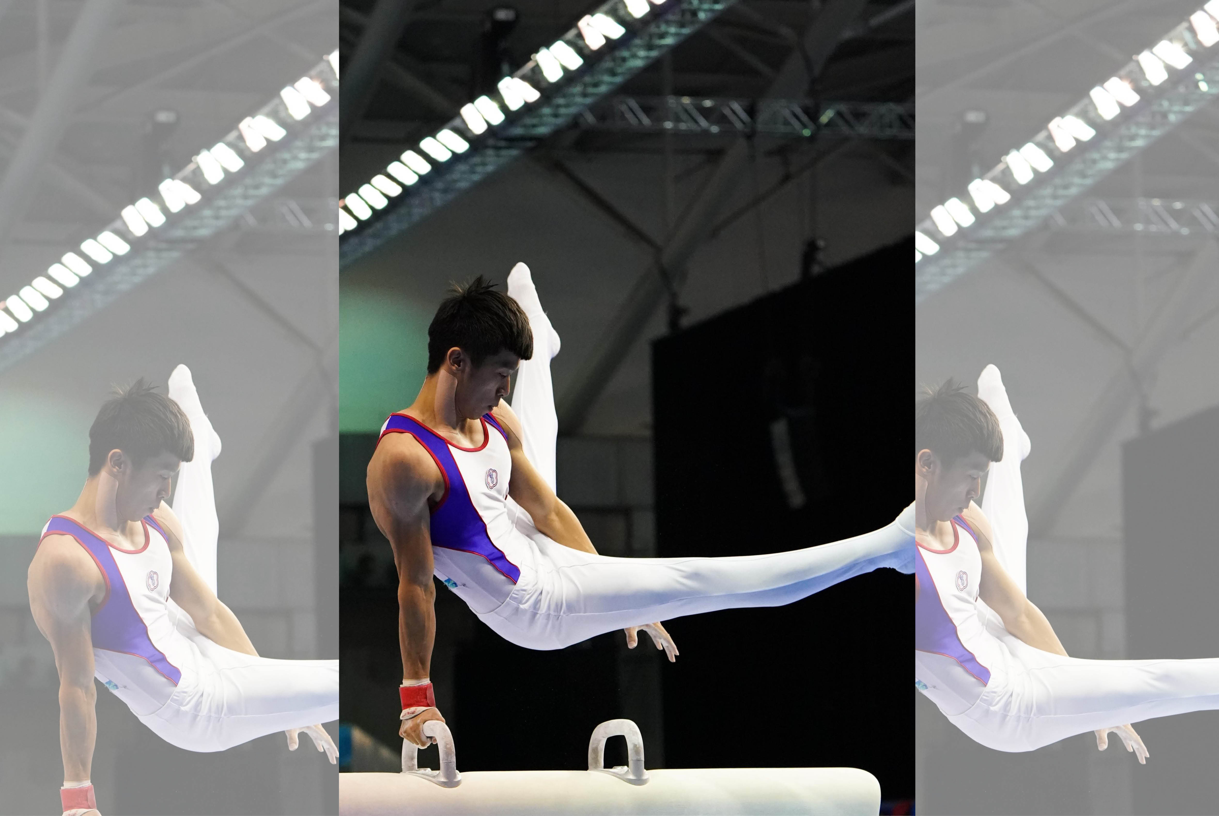 當年的翻滾小男孩李智凱在世大運奪金。