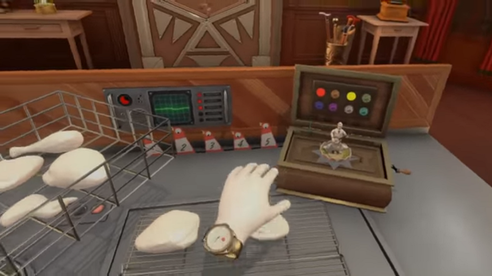 「 The Hard Way 」遊戲間只能聽從桑德斯上校詭異又帶威脅的指導，比如按照音樂盒燈號為至放置雞肉，和上校有多熱愛音樂。