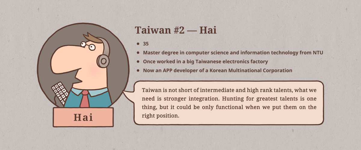 Striving for international talents, is taiwan ready? - Interview with Hai