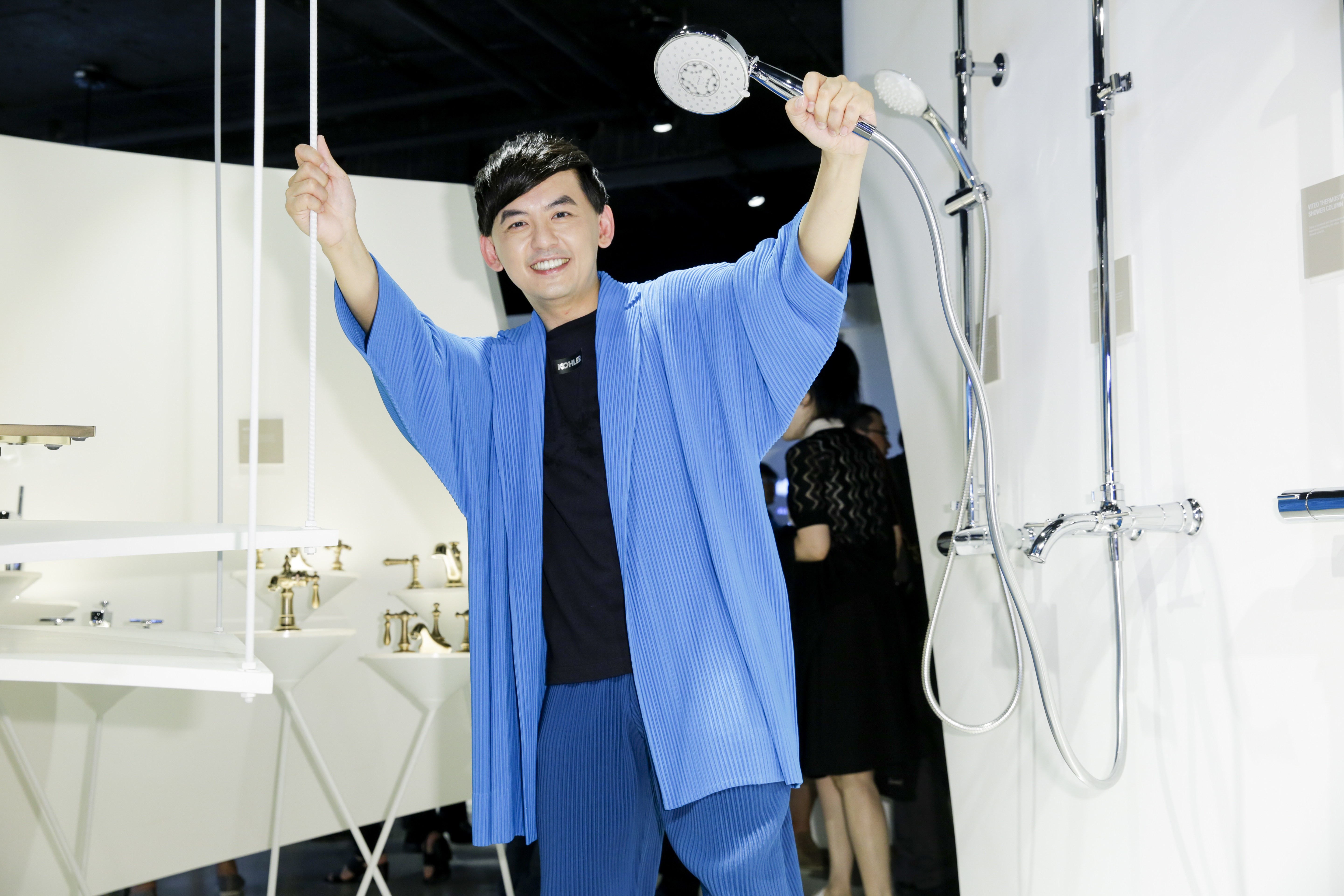 黃子佼出席衛浴品牌活動，私事仍是私事，不說與宥勝到底發生什麼事。