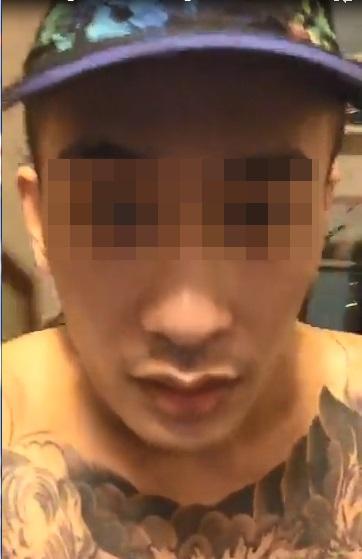 李男被逮後還在臉書開直播，直呼自己是被設計的。