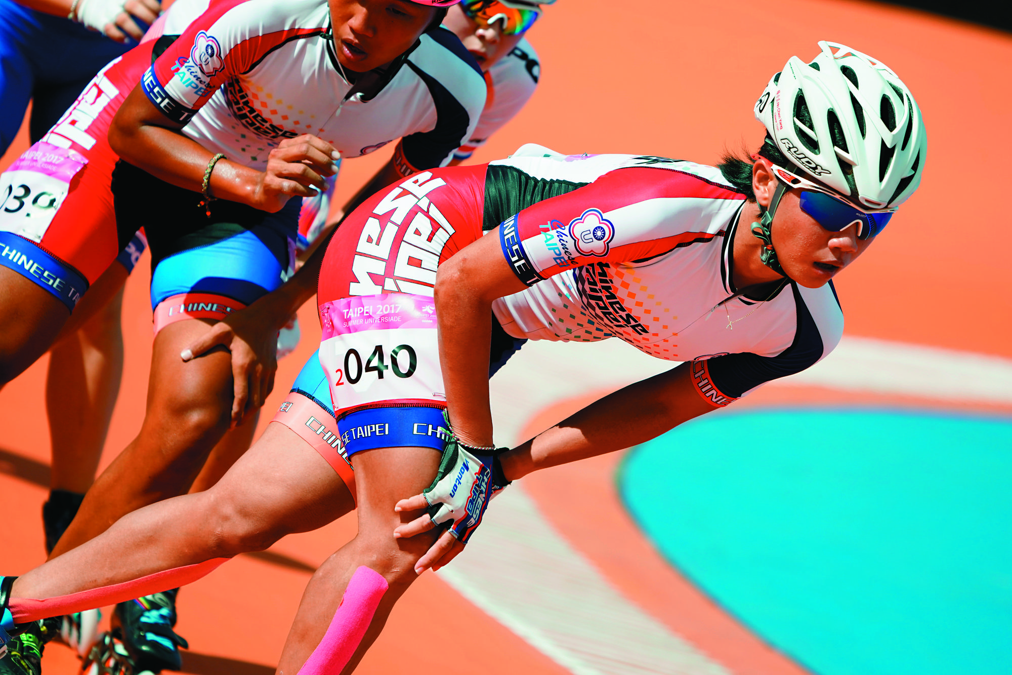 2013年世界錦標賽，女子1萬公尺賽事中，楊合貞以15分26秒970創下世界紀錄，至今無人能破。圖為大專體總提供