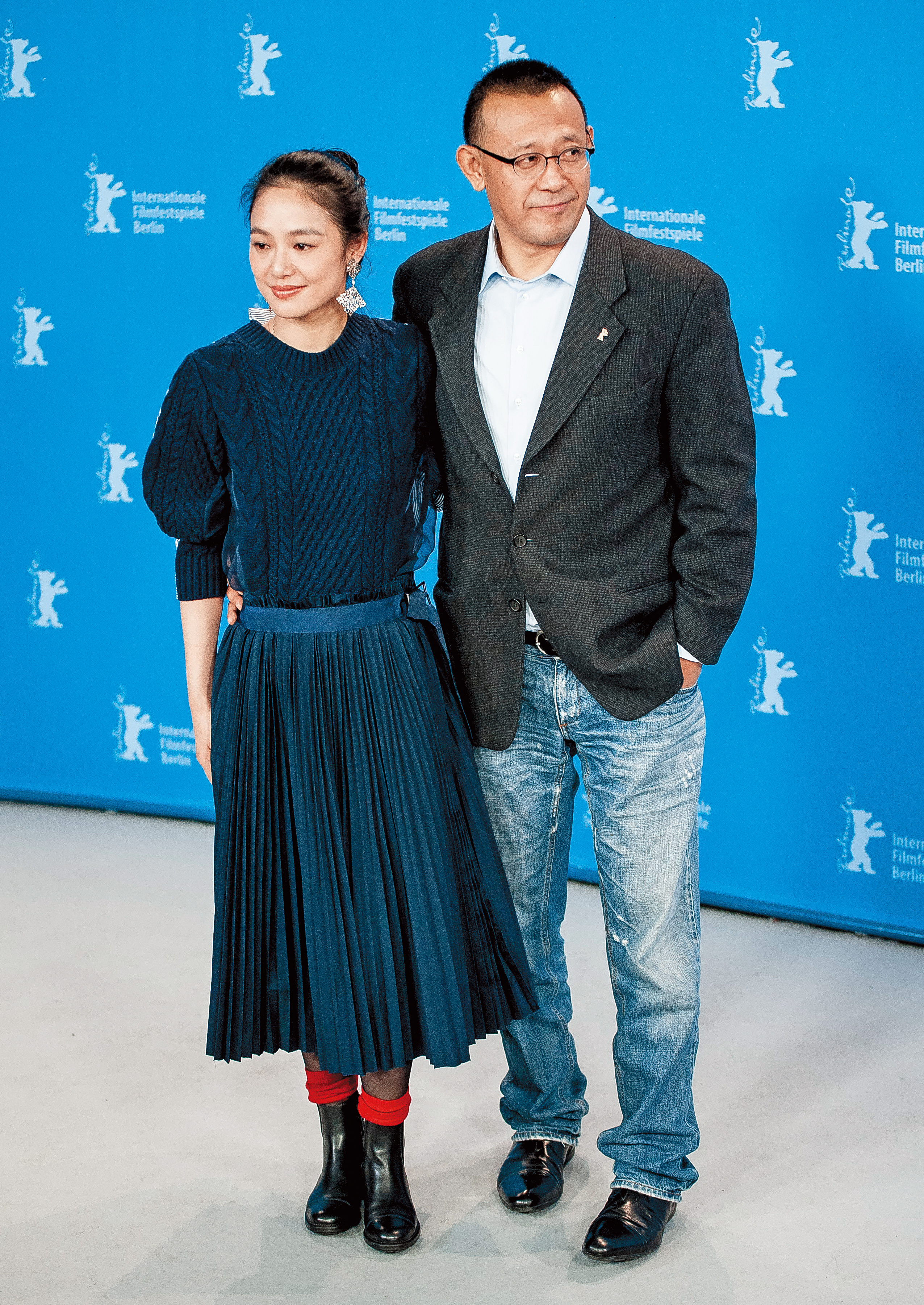 姜文的最新電影《俠隱》女主角由他老婆周韻擔綱,結婚12年至今默契十足。(東方IC)