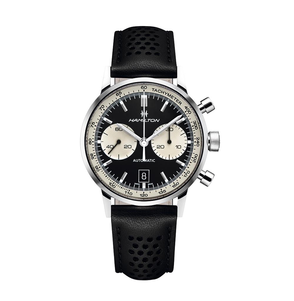 HAMILTON Intra-Matic 68計時腕錶，定價NT$69,900（限量1968只）。