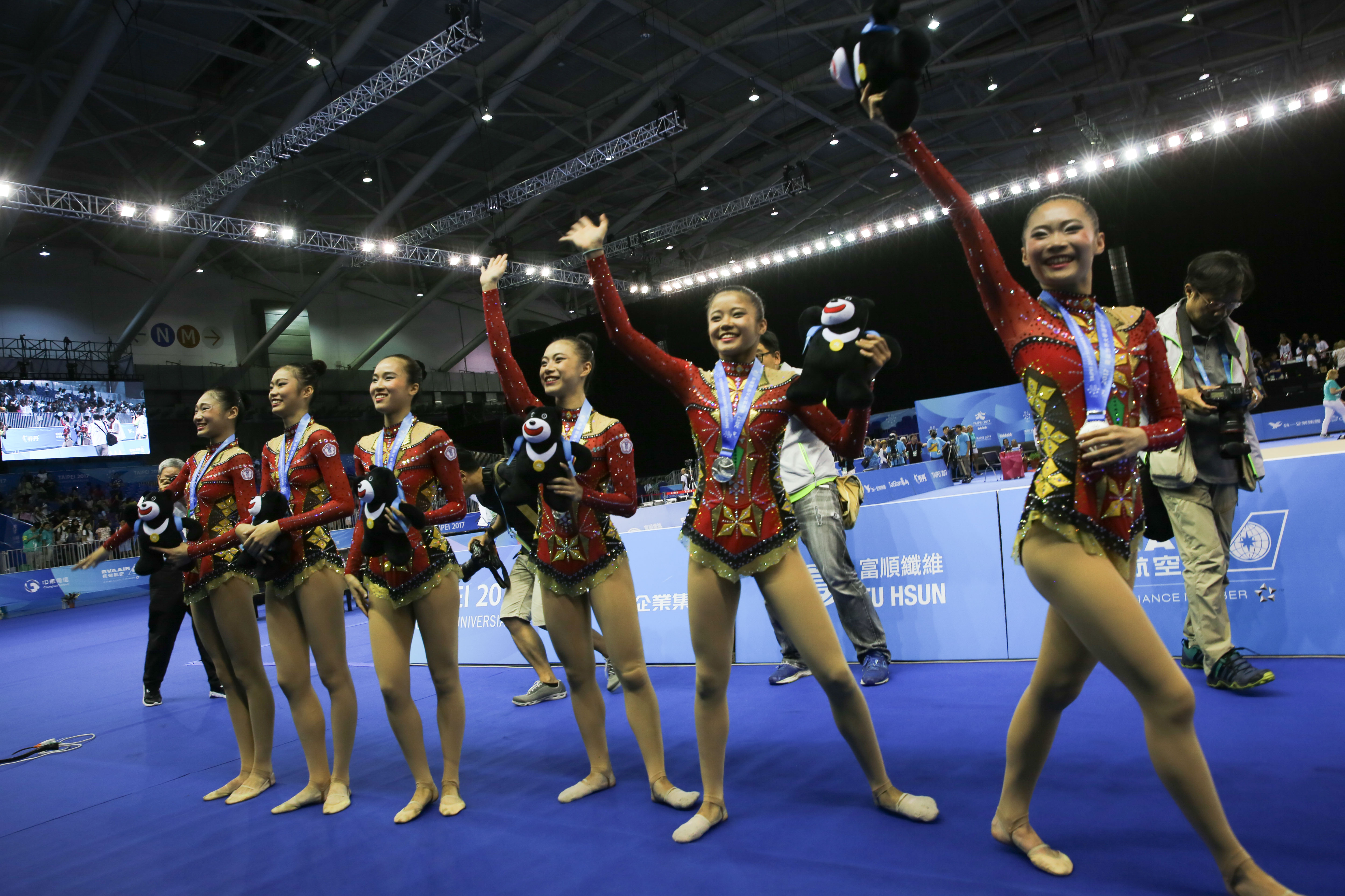 世大運韻律體操項目奪得銀牌。