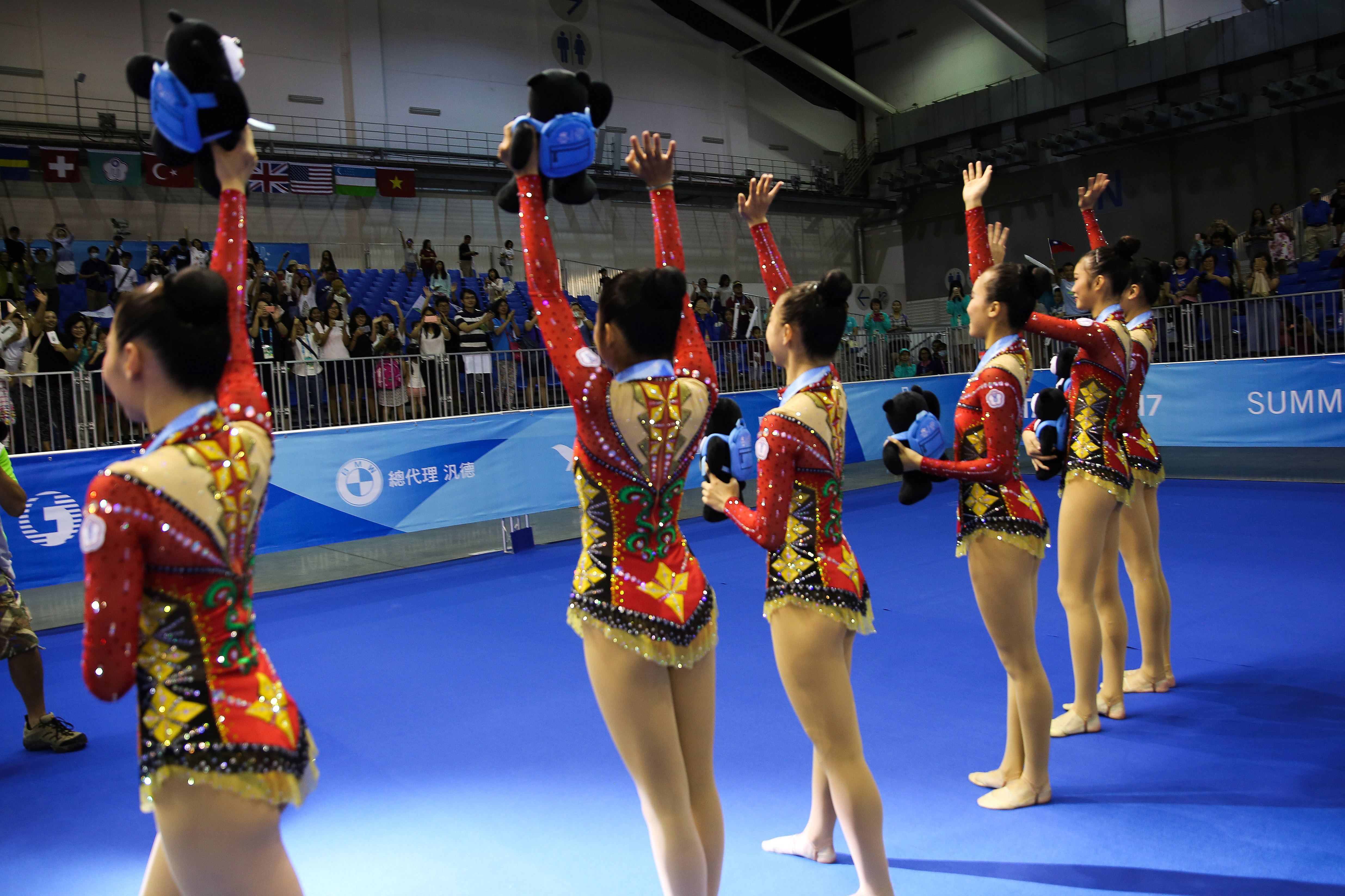 世大運韻律體操為台灣再拿下一面銀牌。