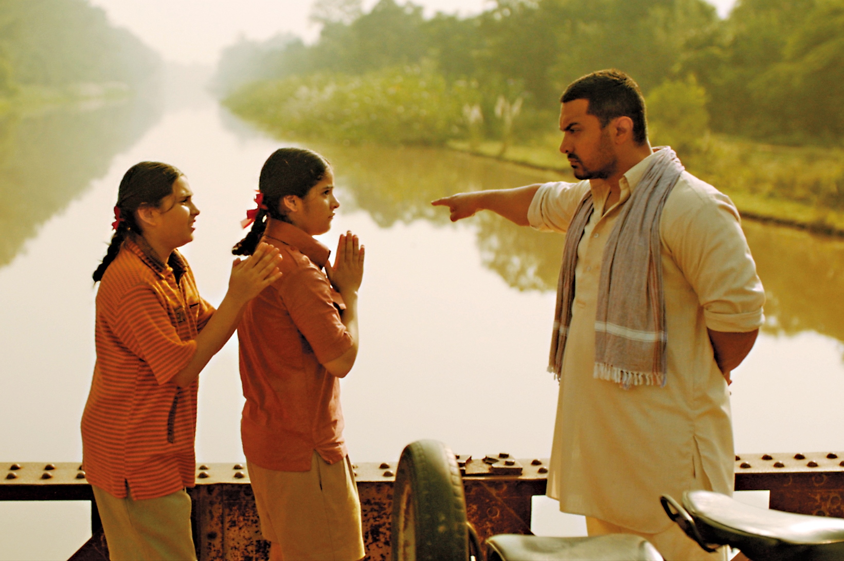 伊拉沃西曾在印度神片《我的冠軍女兒》中飾演阿米爾罕的大女兒小時候。（翻攝自車庫娛樂粉絲專頁）