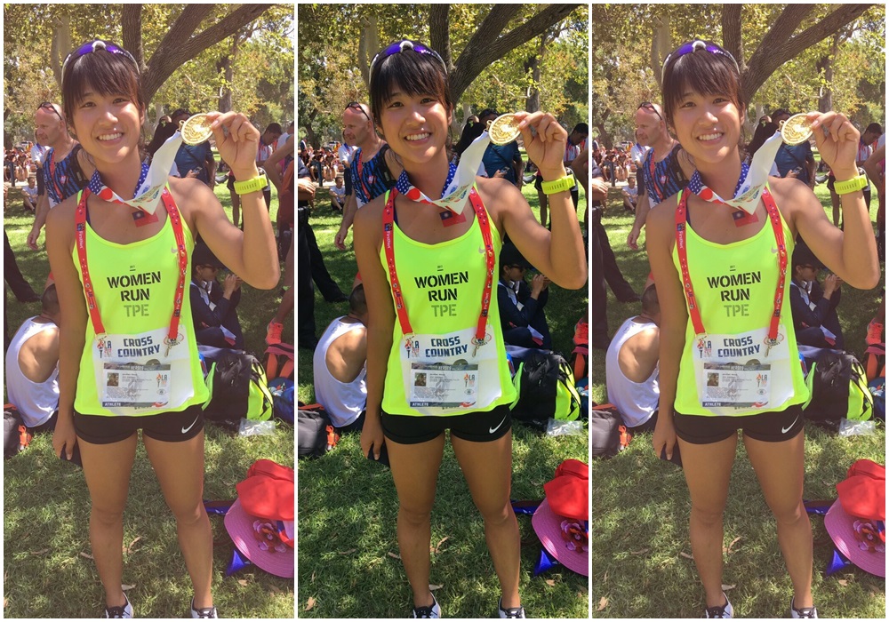 謝伯韶在世警消運動會拿下3金1銀1銅的佳績。