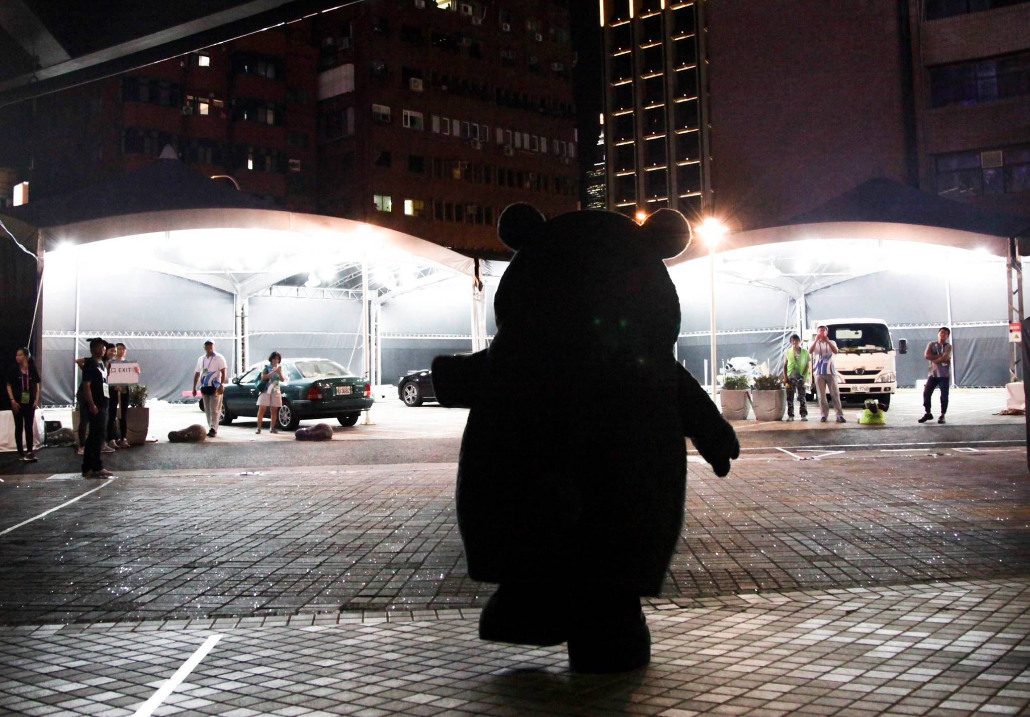 世大運尾聲,留下熊讚最後可愛身影。