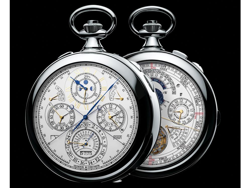  現今全球最複雜的時計為VACHERON CONSTANTIN於2015年推出的Ref.57260，擁有2,826枚零件與57項 功能，全球僅此一只，由匿名買家向原廠訂製，目前尚無易主記錄。