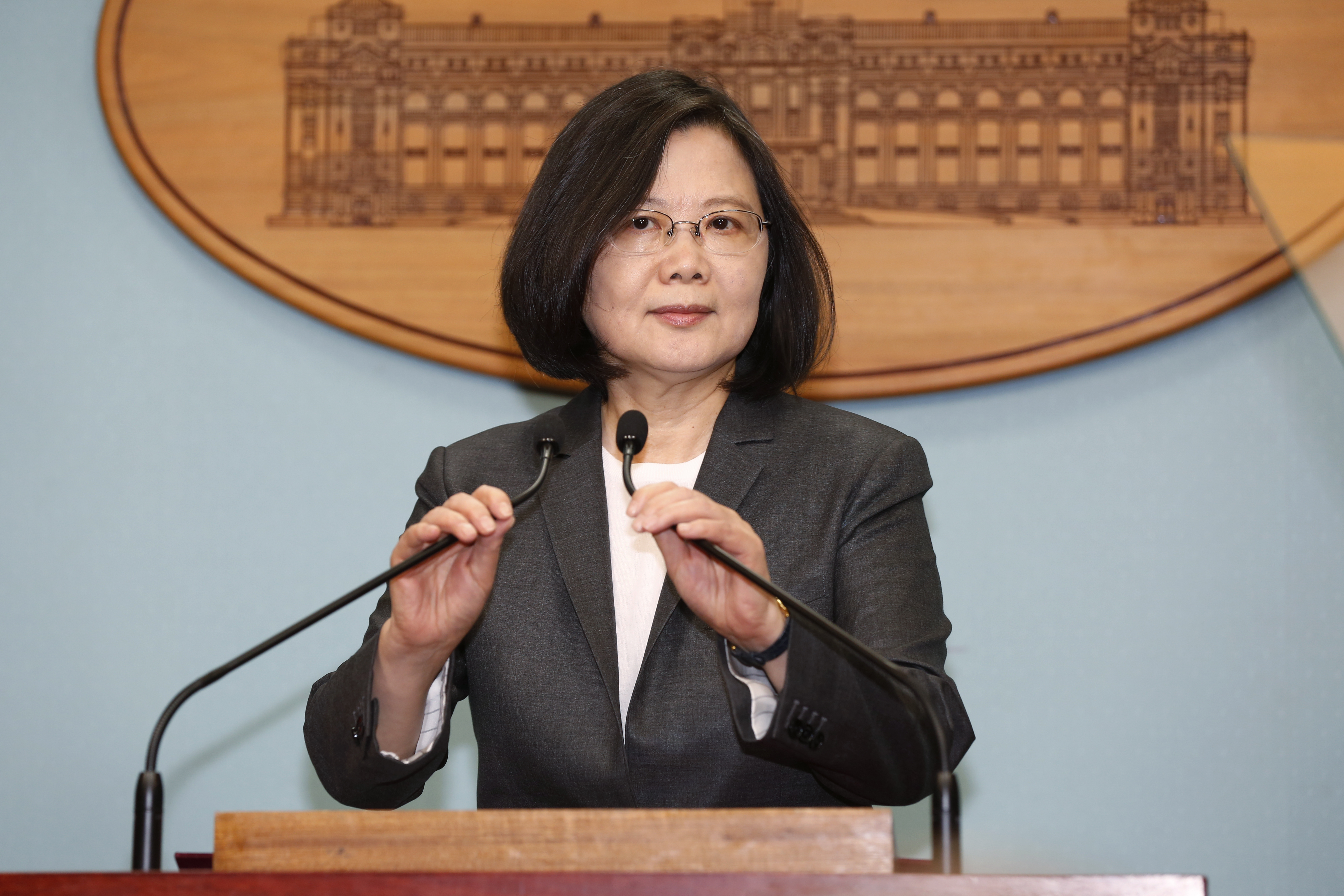 總統蔡英文下午2時在總統府內召集相關部會首長舉行國家安全會議。（資料照片）