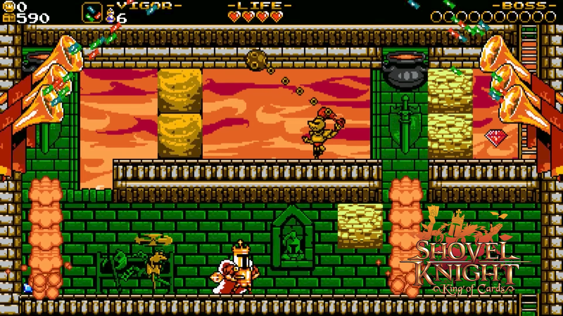 系列作最新追加篇章《Shovel Knight King of Cards》。(圖片來源:發表會直播畫面)