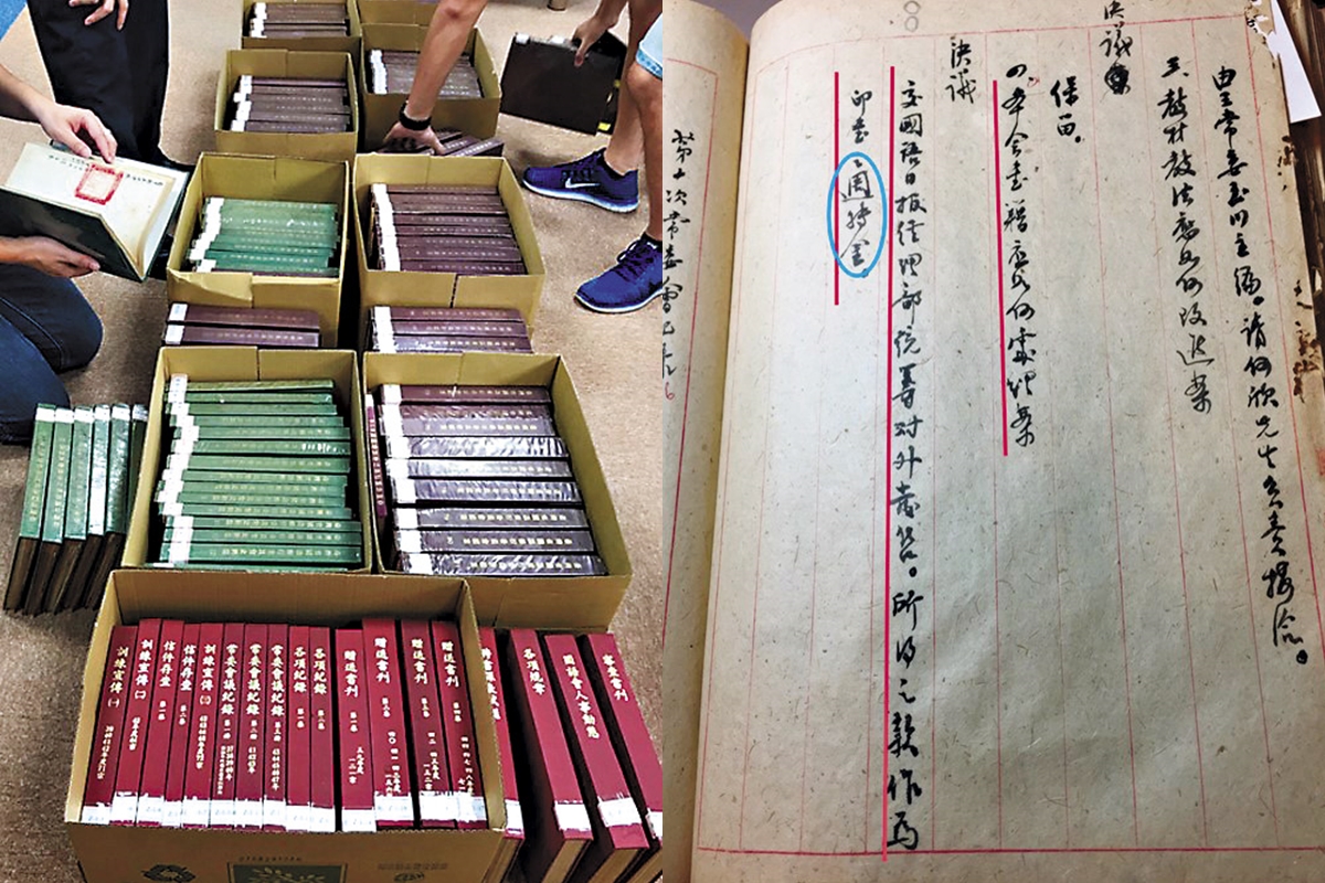 教育部7月初前往國語日報總社取回台灣省國語會總計9大箱的國家檔案，內容被視為是政府捐助的鐵證。