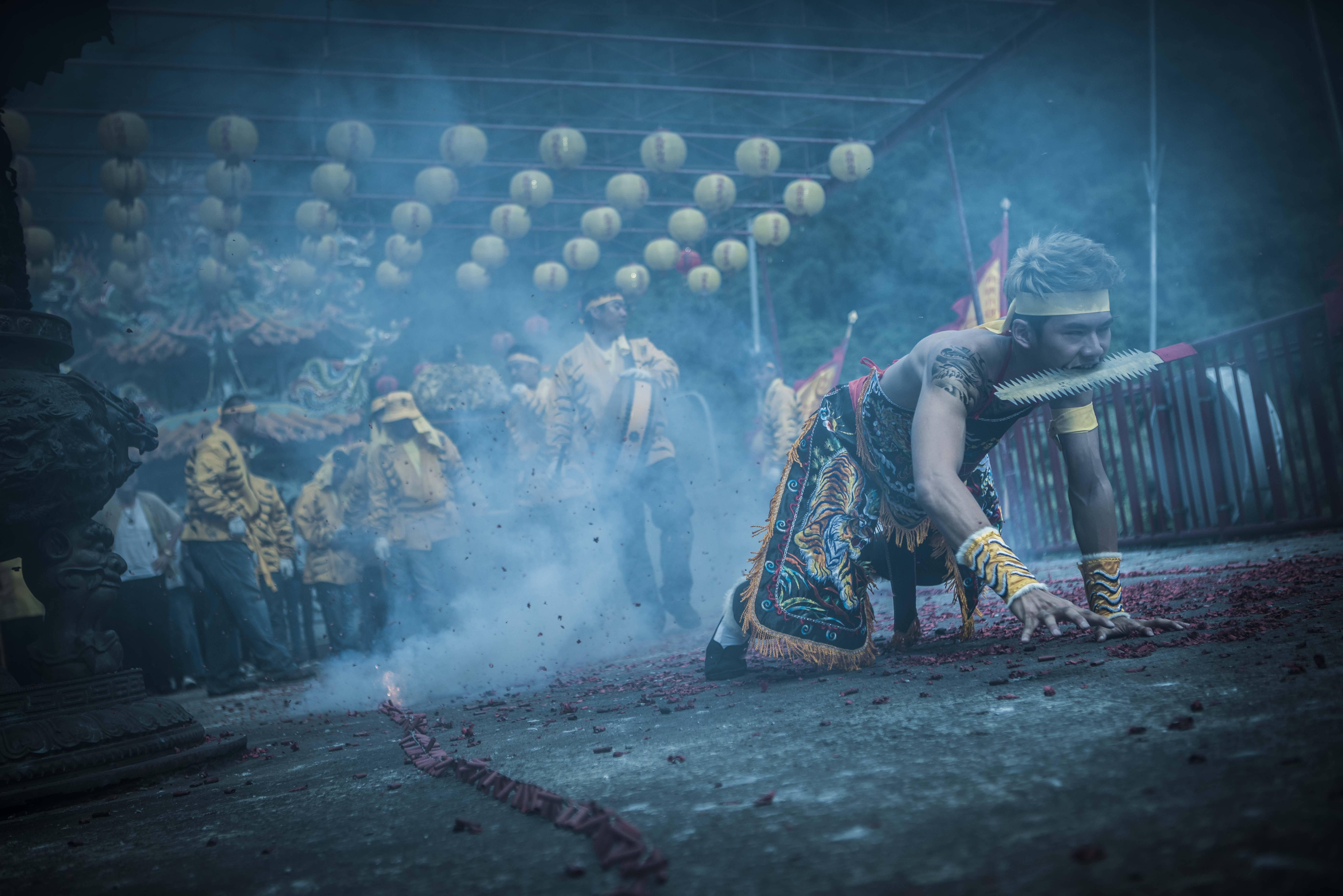 票房破億，吳念軒就會裸上身重現片中的虎爺遶境，現在努力健身。