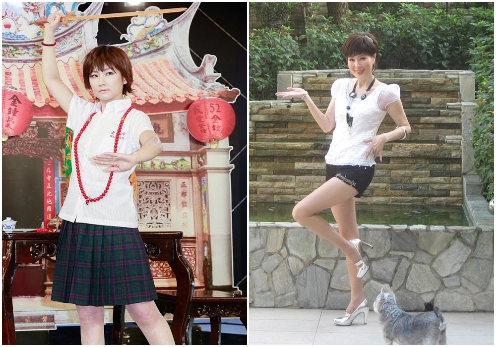 Selina稱自己扮通靈少女好像馬世莉。(馬世莉圖翻攝臉書)