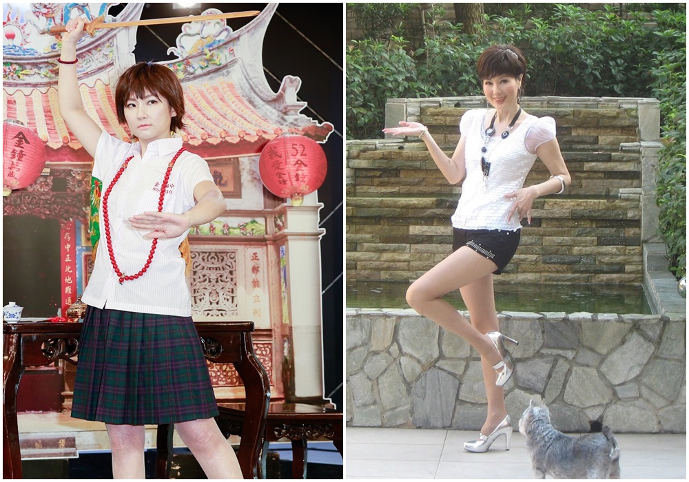 Selina稱自己扮通靈少女好像馬世莉。（馬世莉圖翻攝臉書）
