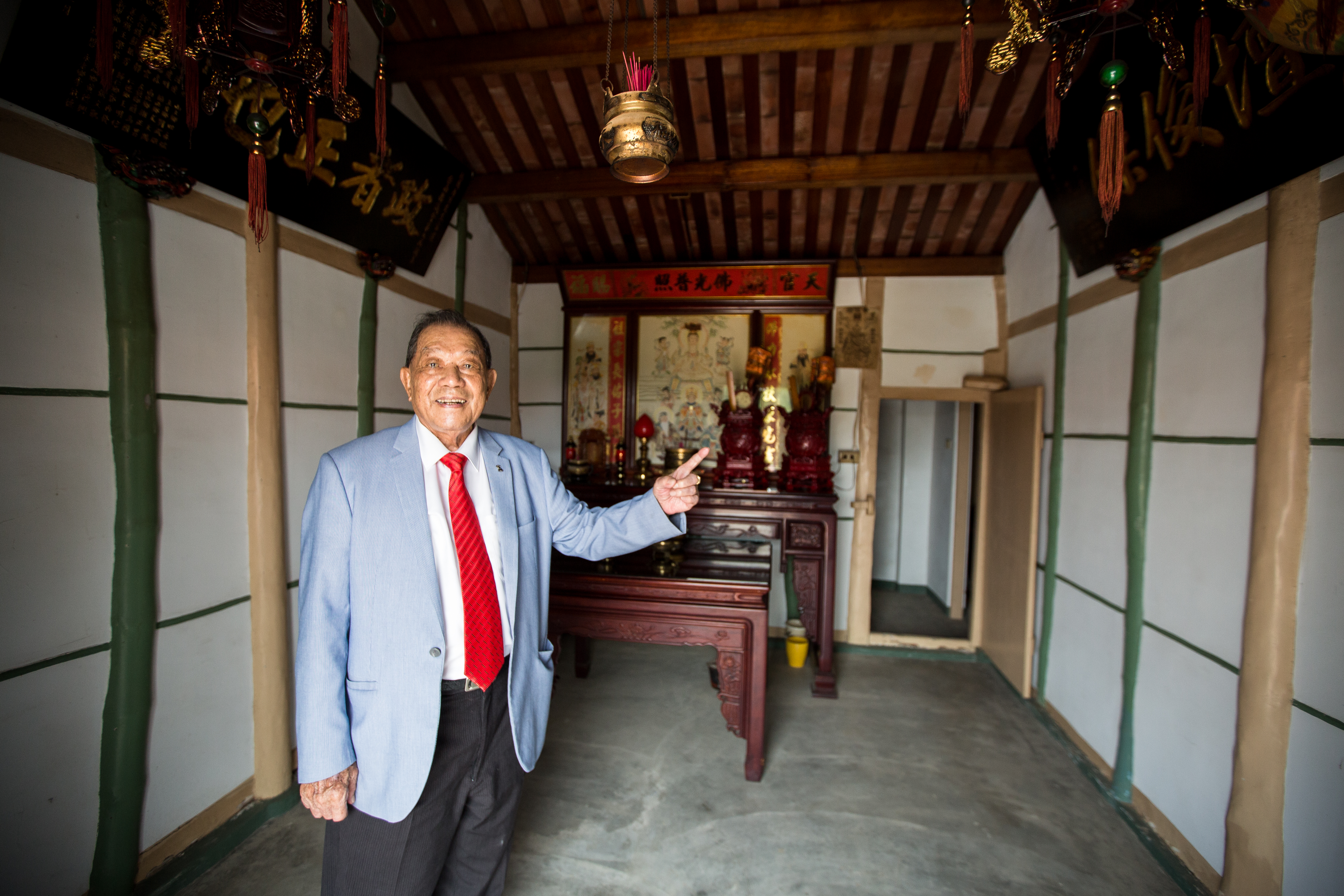 因爺爺名叫戴牛,戴榮吉將古厝整修後,便取名為「牛園」。