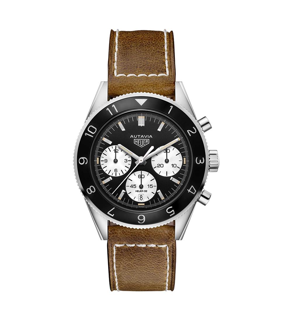 Autavia計時腕錶，42mm不鏽鋼錶殼，裝載Heuer02自動上鍊機芯，定價NT$163,300。