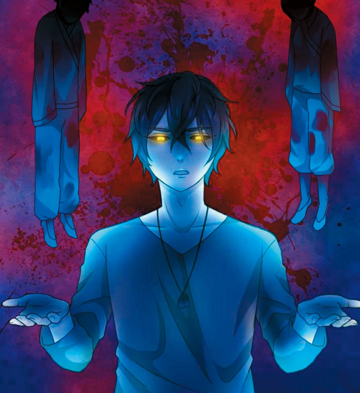 LINE WEBTOON接地氣，在農曆7月推出《鬼哭神嚎恐怖動態特輯》。（LINE WEBTOON提供）