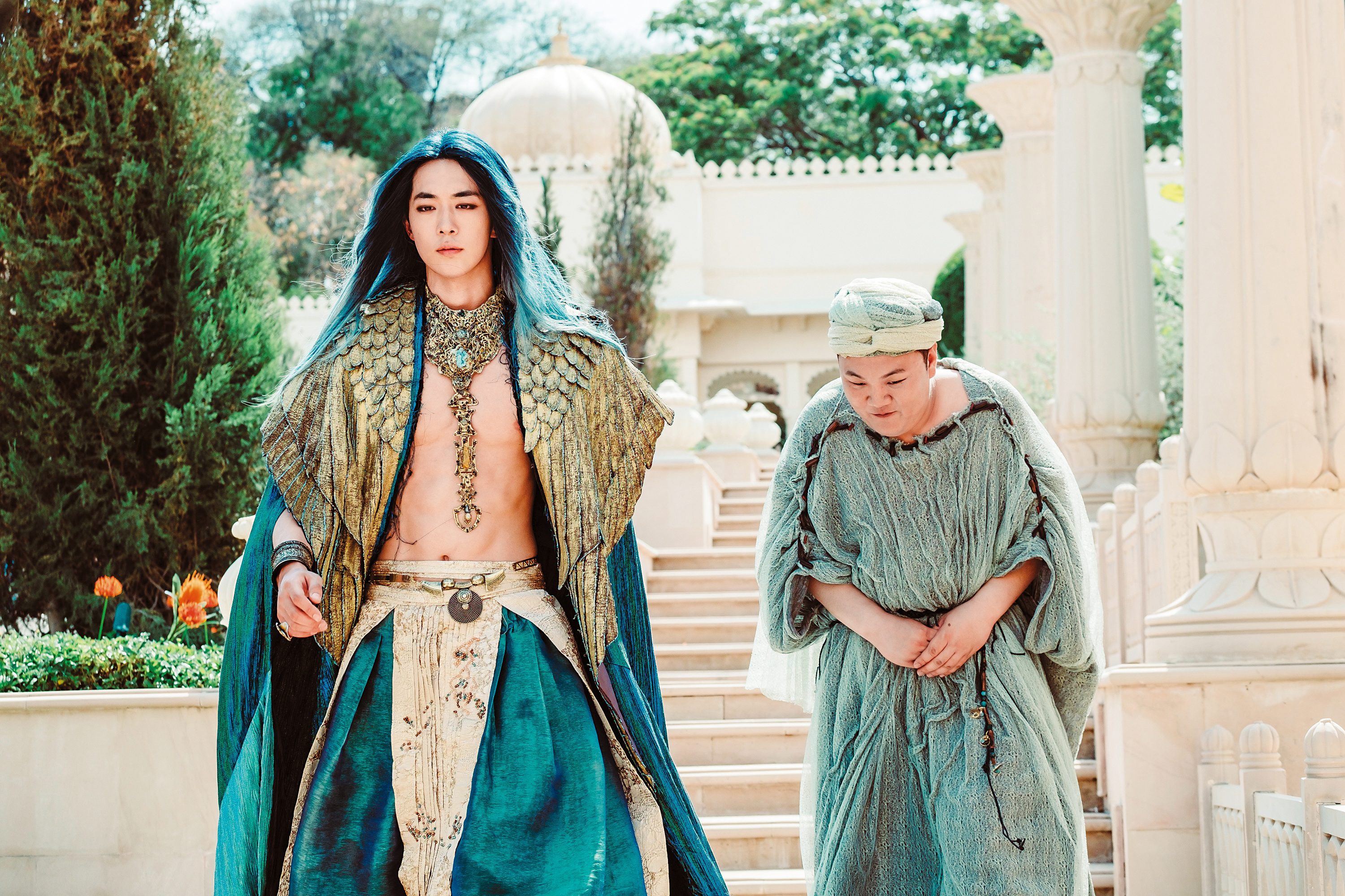 南柱赫（左）主演的《河伯的新娘》，獲南韓文化內容振興院漫畫相關內容製作支援事業部支援。（KKTV提供）