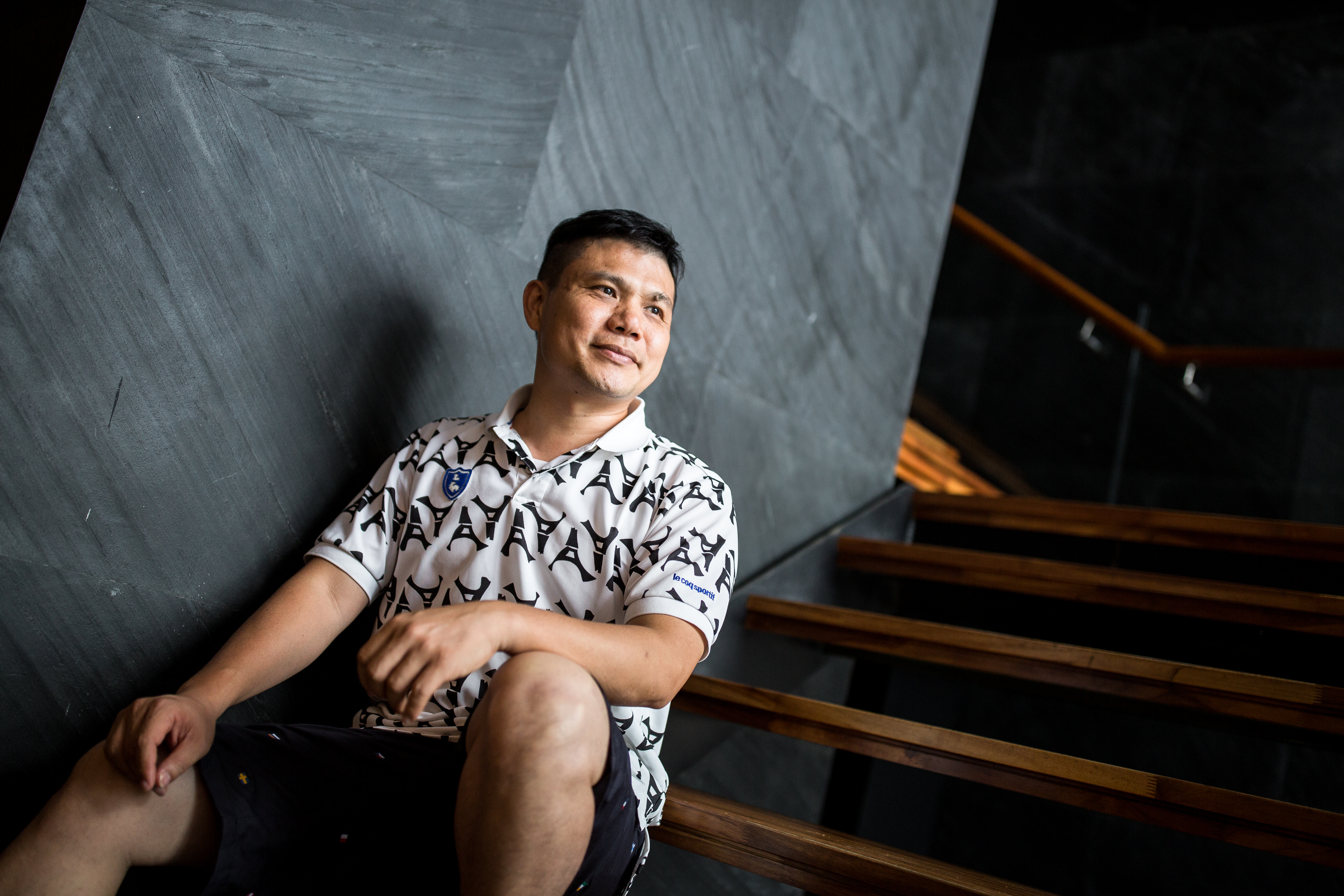 江振德對於畜牧業相當有熱情，也希望帶領學弟妹創造更好的畜牧就業環境。