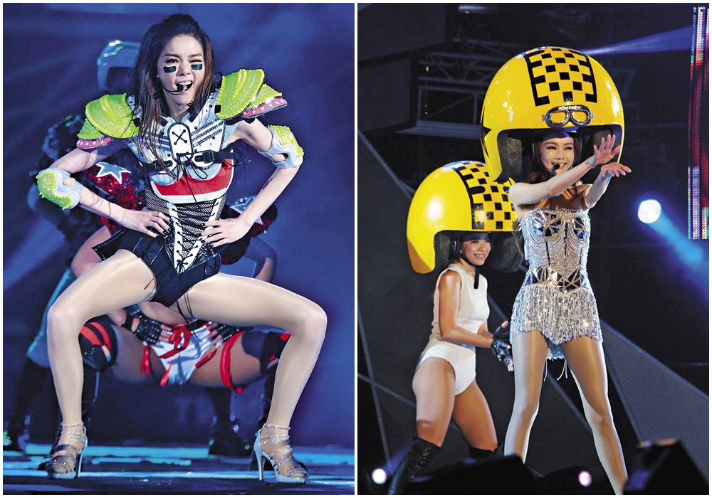 曾拿下跨年場演出收視冠軍的謝金燕,去年因家醜宣布暫別台灣舞台,傳出年底復出,將連趕3場跨年活動。(東方IC)