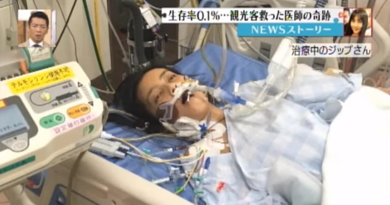 健康檢查時醫生就曾警告過旺維莎「心臟不太好」，沒想到會在出國時發病，當時醫生研判「存活率只有0.1%」，幸虧急救得當以及手術成功，撿回一命。（圖片取自jibsmile）