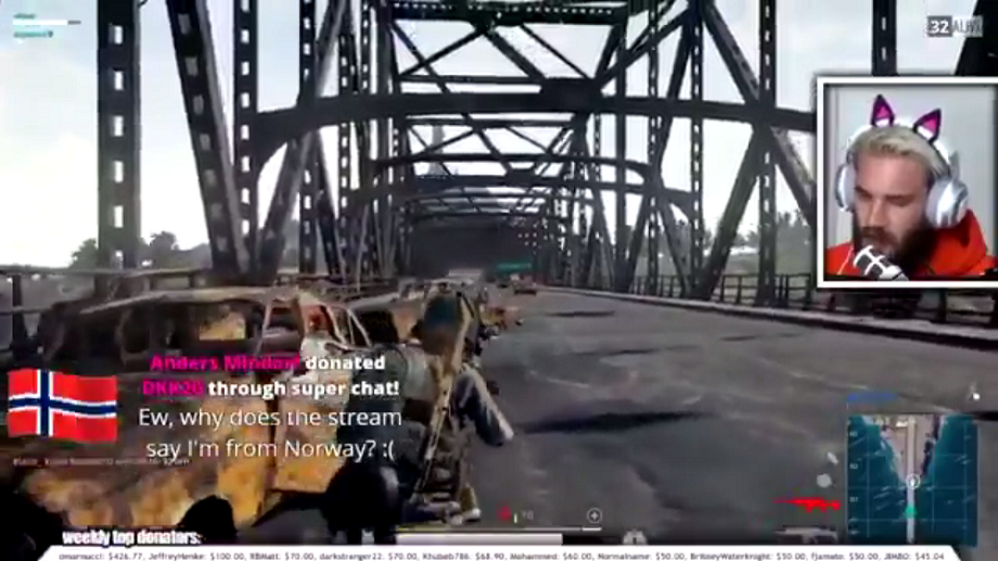 PewDiePie 無心的一句murmur，再度使他惹上種族爭議。