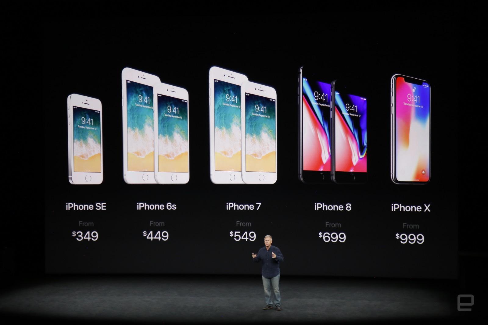 蘋果公司今天發布iPhone 8以及iPhone X，蘋概股表現卻相對弱勢。（翻攝自apple官網）