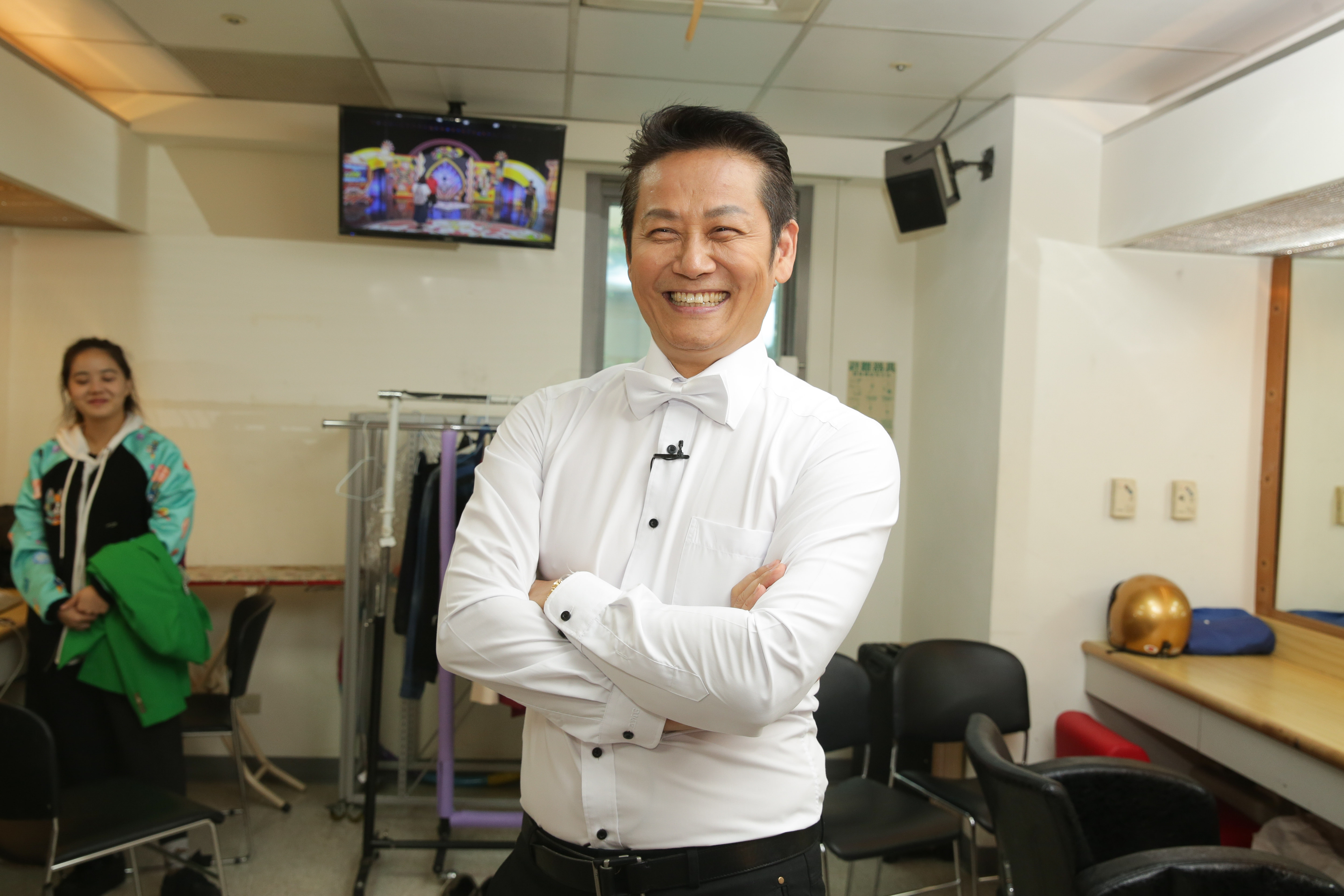 徐乃麟在休息室受訪,稱人生都已經規劃好了。