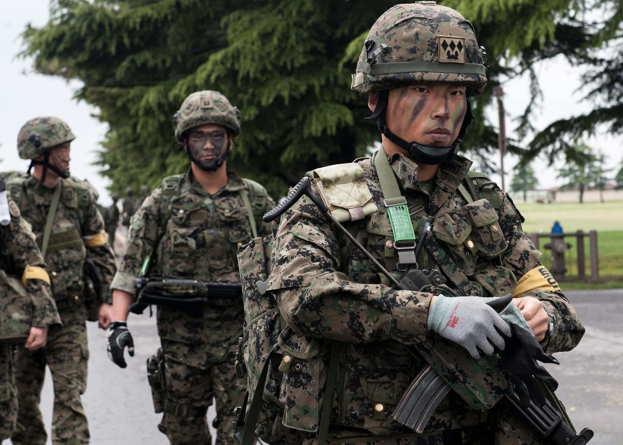 南韓正訓練一批「斬首部隊」，嚇阻金正恩動用核武。（東方IC）