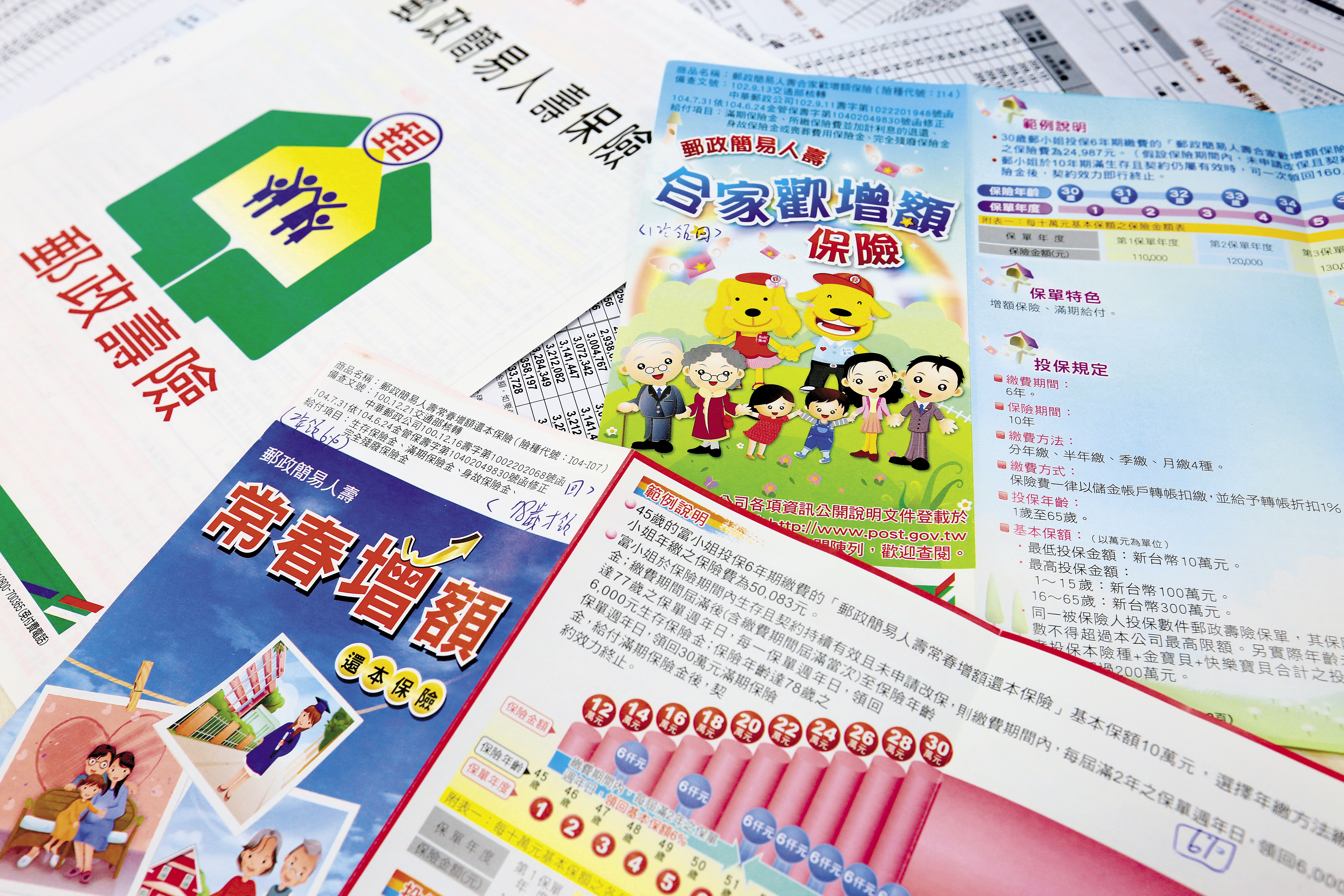 中華郵政壽險推出的儲蓄險，經常吸引大批民眾青睞。