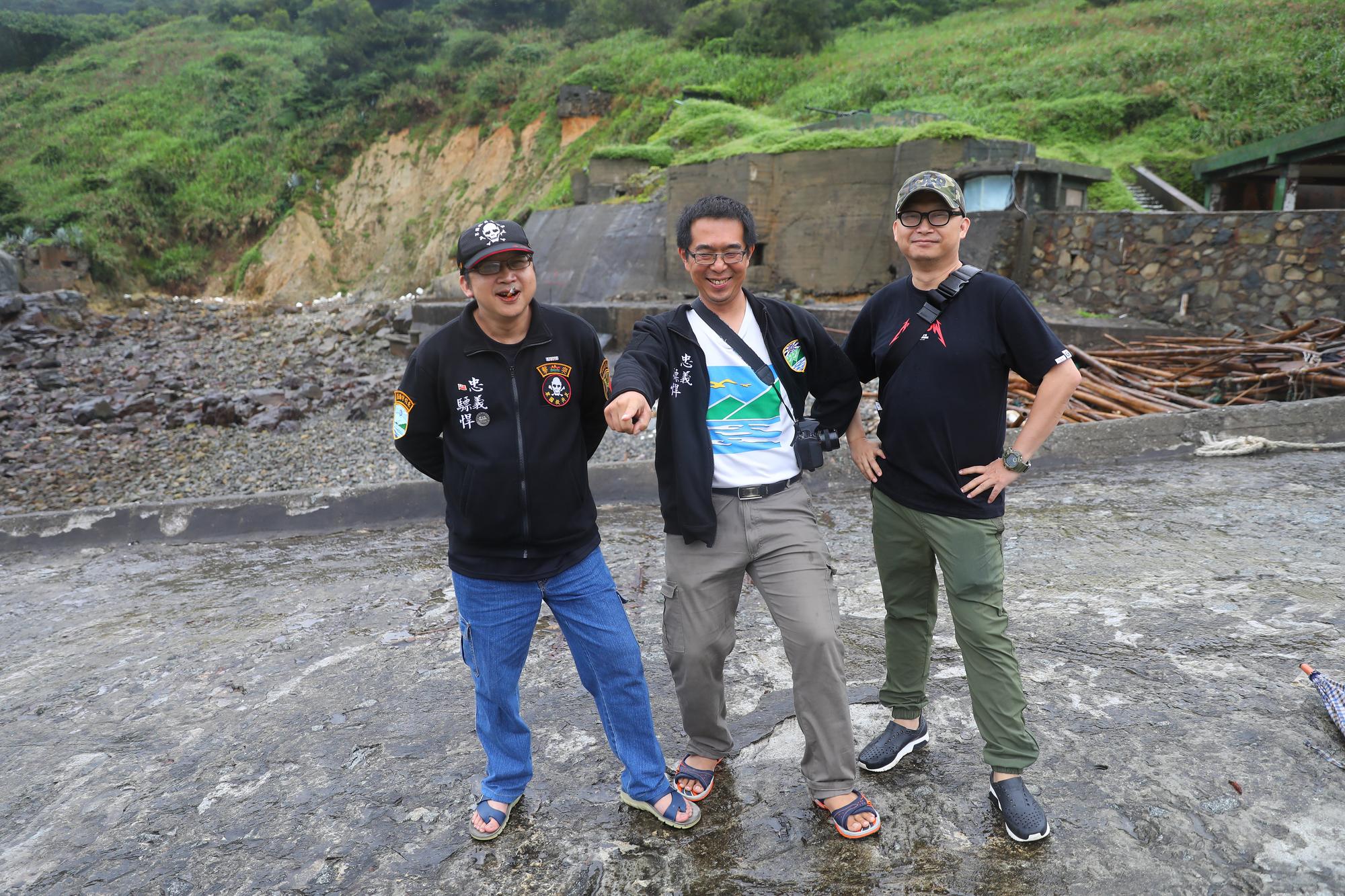 自願被關島的東引老兵。