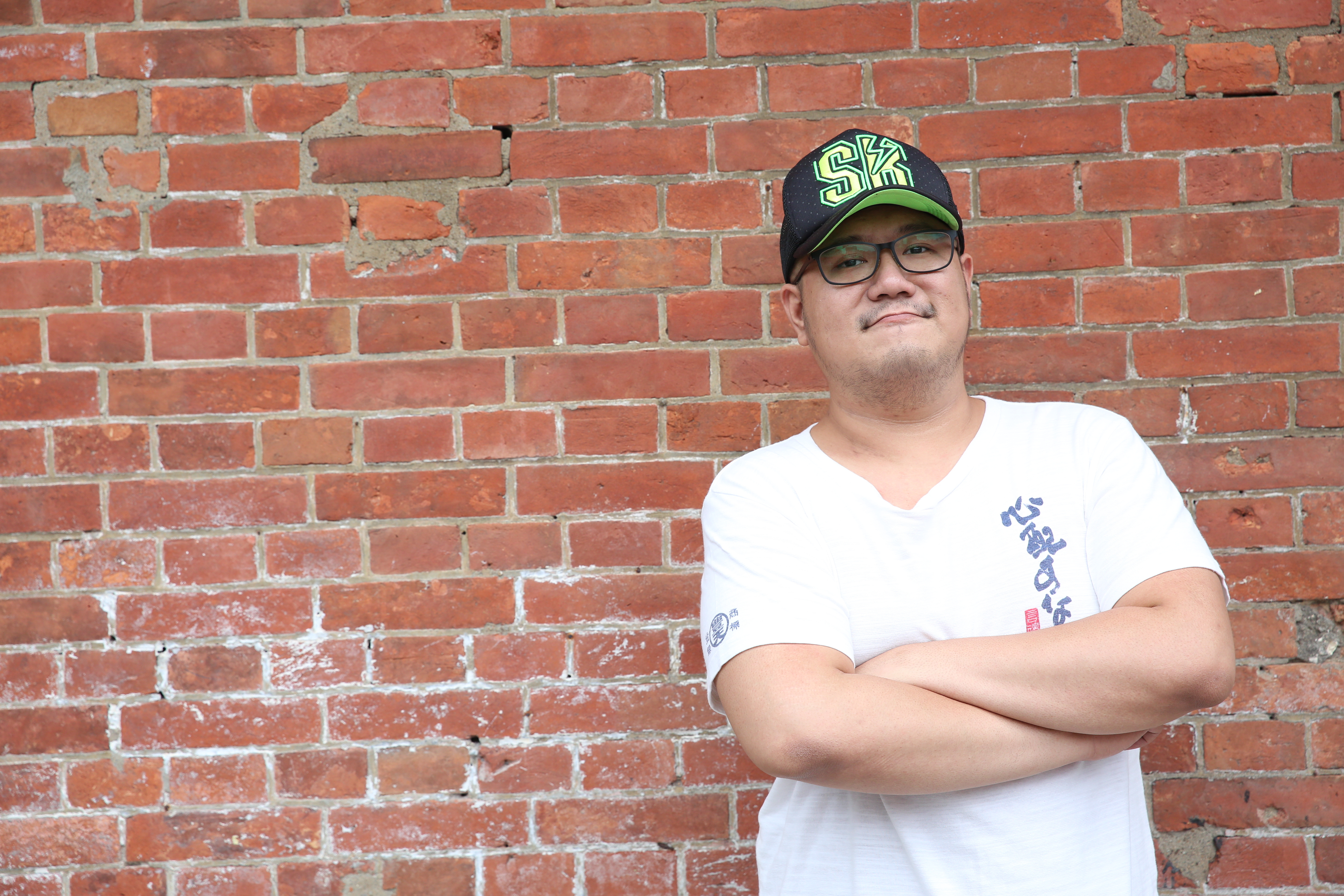 胖達今年7月剛做完化療，原本掉落的眉毛和頭髮也慢慢長回來。