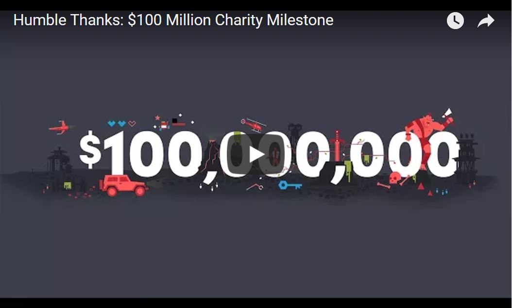 Humble Bumble 累積募資超過 1 億美元。（影片截圖）