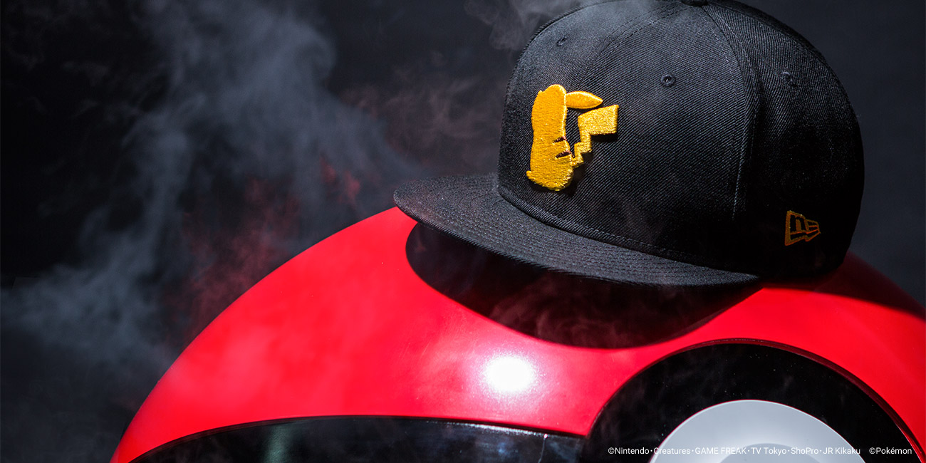 New Era 與寶可夢二度合作,推出集潮流、可愛又個性的聯名 Snapback 。(圖/New Era Japan)