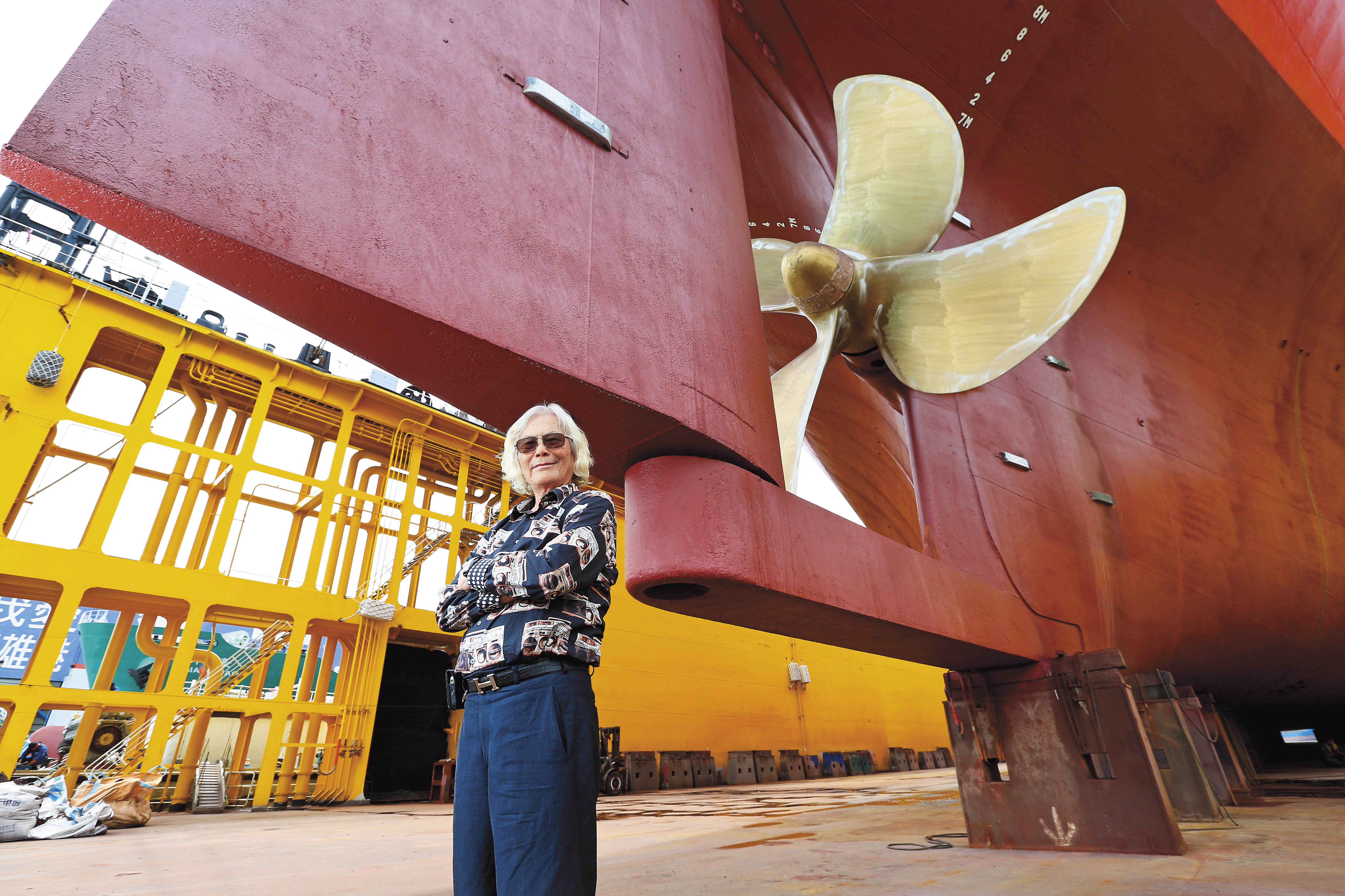 韓碧祥從高雄港務局臨時工做起，踩穩基礎功，讓他從漁船造到巡防艦，造出年營收40億元。