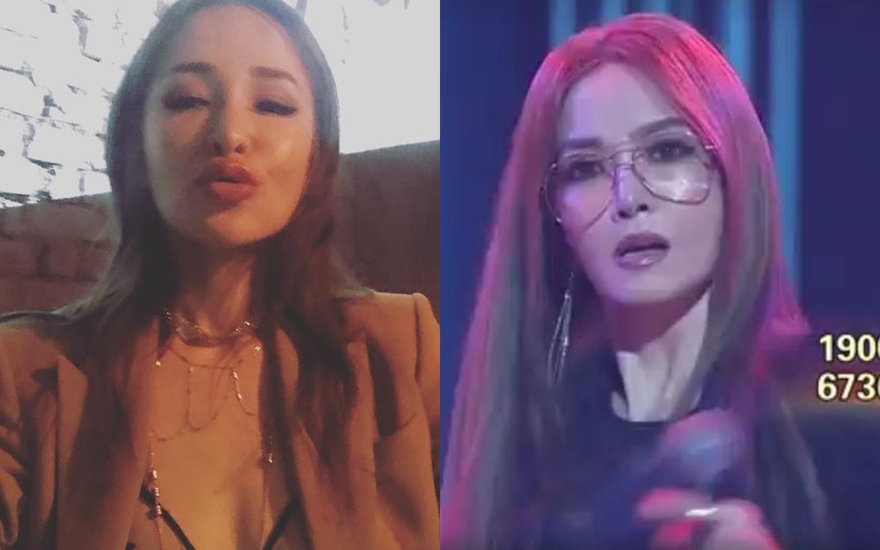 謝金燕在新加坡出席慈活動，整張臉看起來與過往大不相同，被指像極了蕭亞軒。（翻攝網路和ＩＧ）