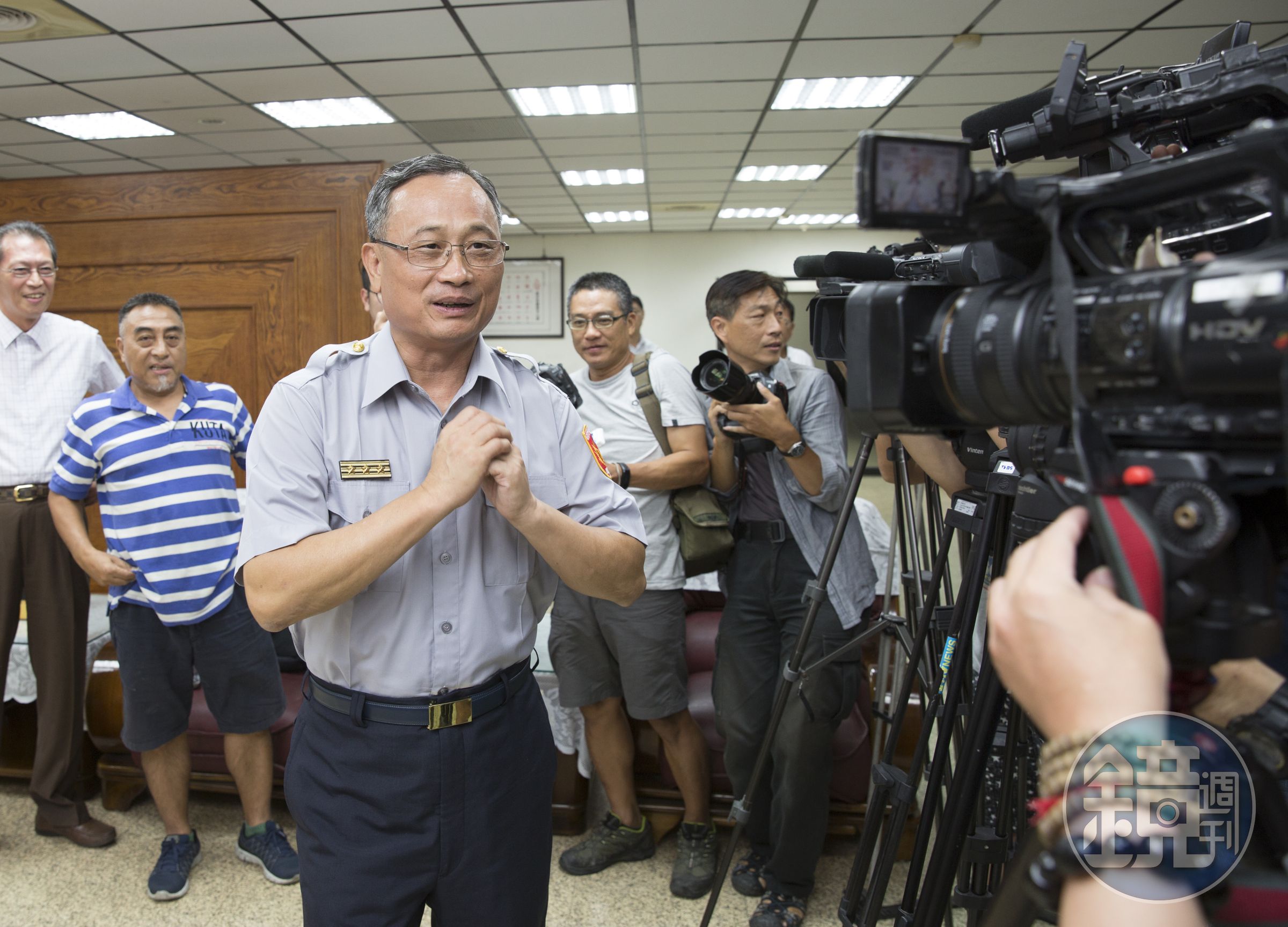 準署長陳家欽表示將會全力拚治安，讓民眾有感。