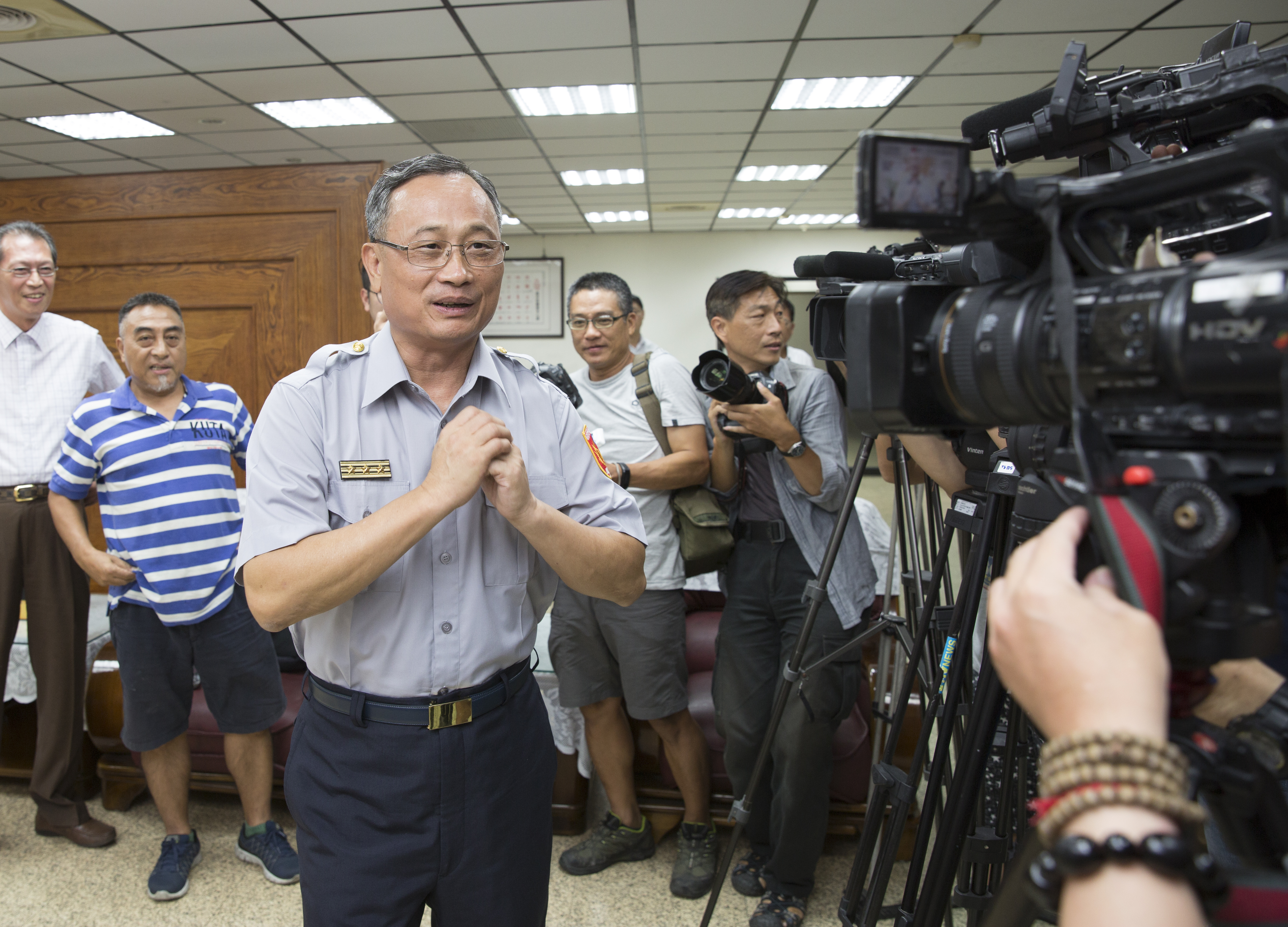 準署長陳家欽表示將會全力拚治安，讓民眾有感。