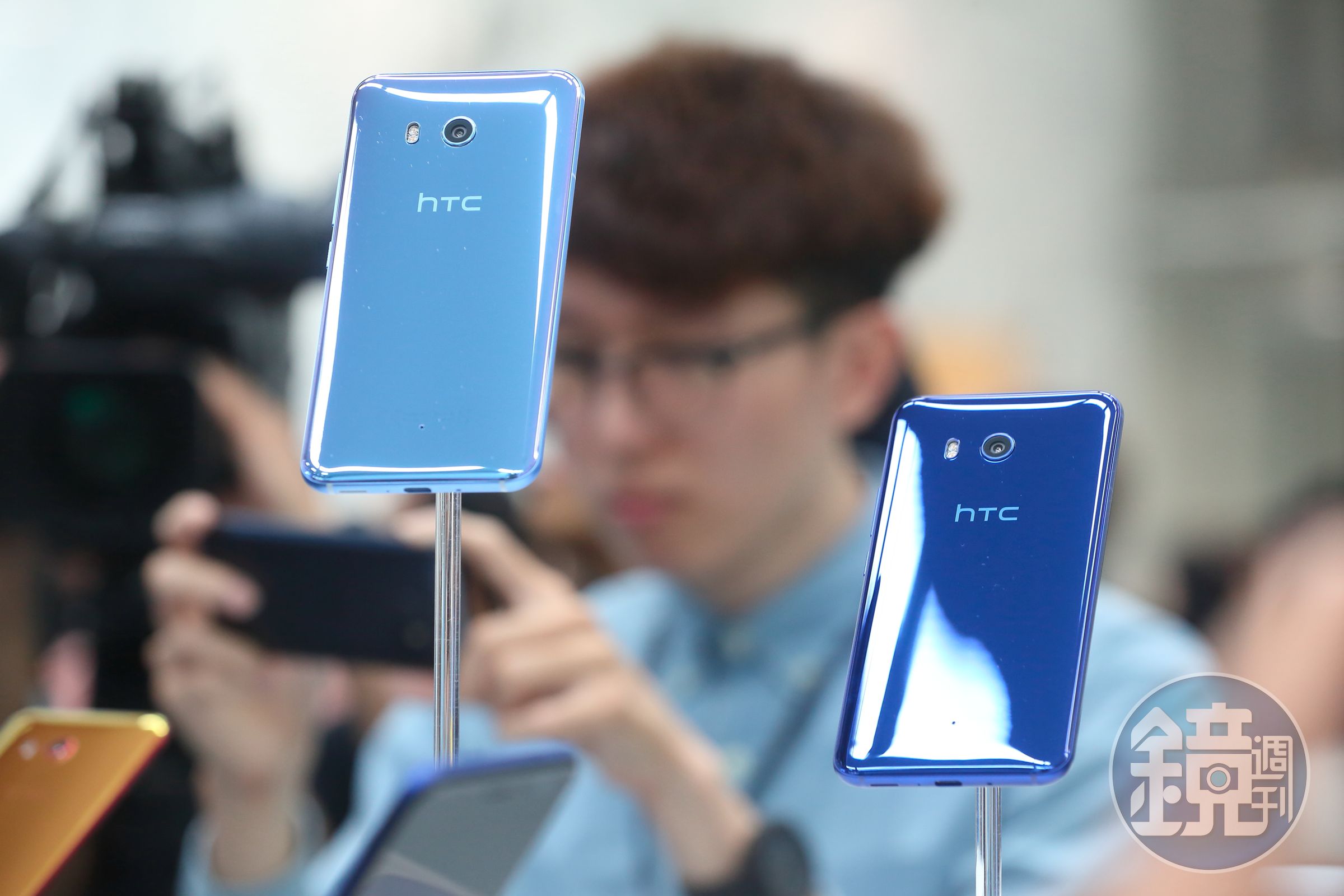 hTC今年上半年已成功推出旗艦產品 hTC U11，目前正積極準備下一代旗艦手機。（攝影／林育緯）