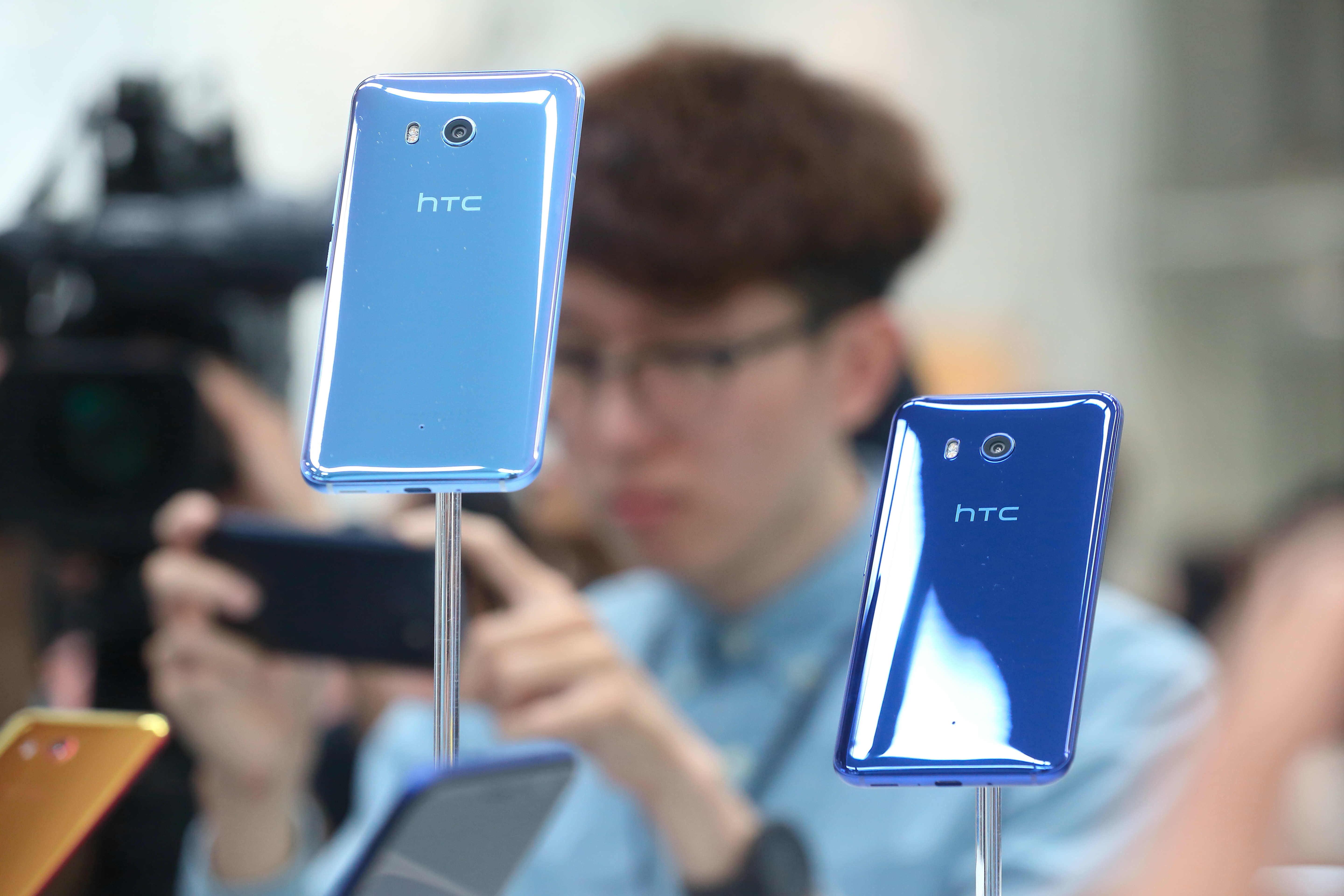 hTC今年上半年已成功推出旗艦產品 hTC U11，目前正積極準備下一代旗艦手機。（攝影／林育緯）