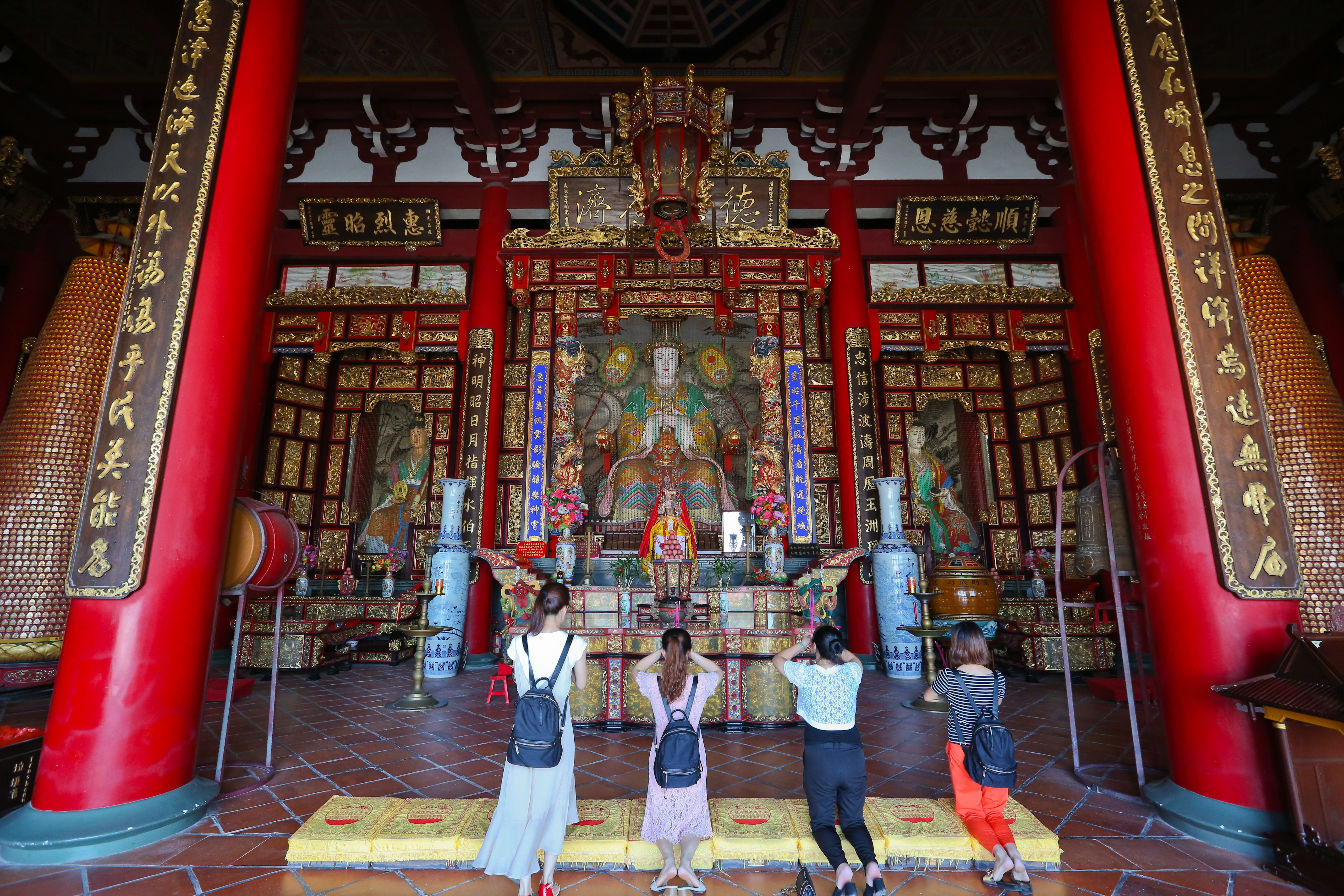 湄洲媽祖9月23日開始將在北北基遶境巡安，10月1日開放民眾躦轎腳。