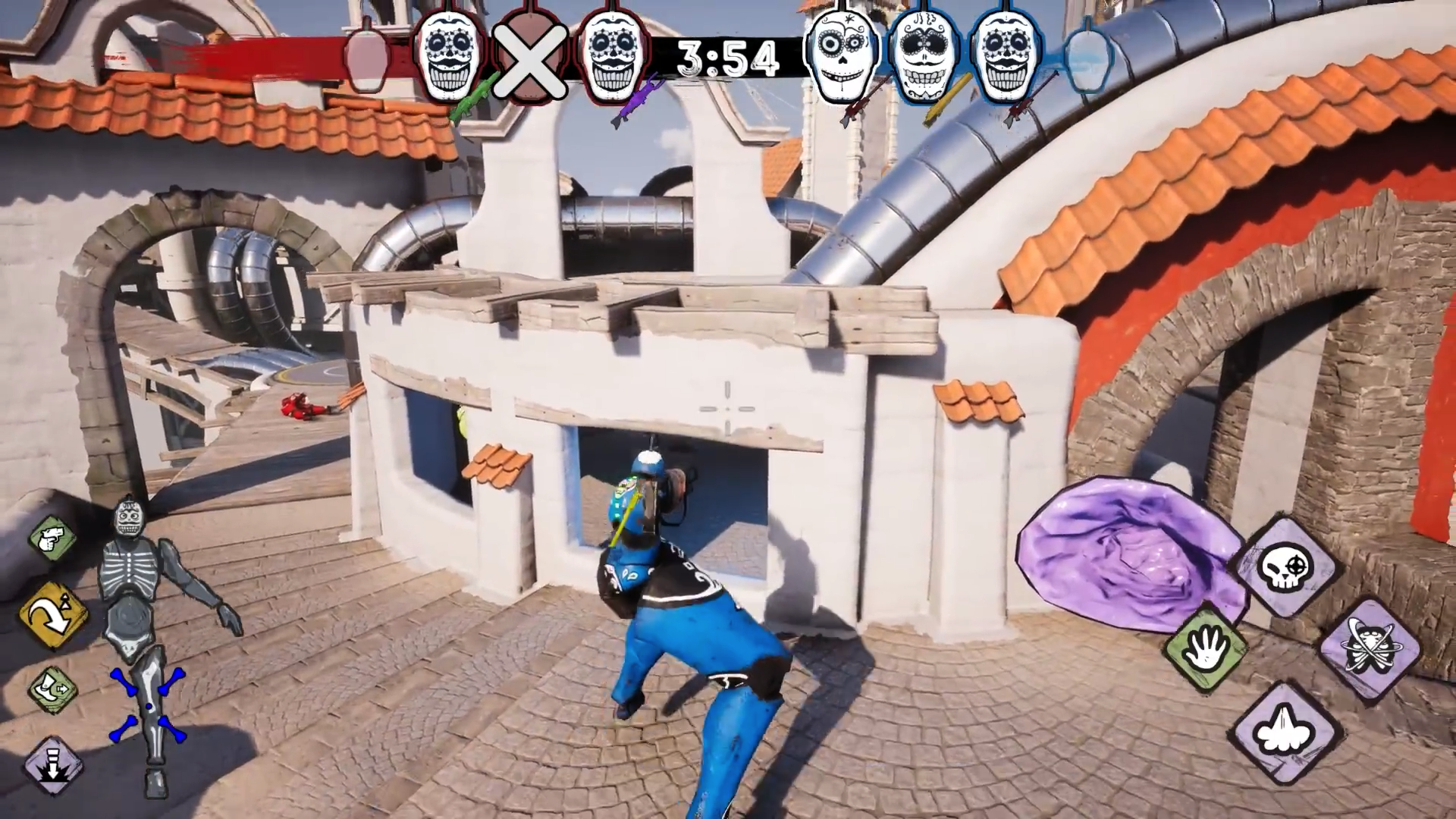 風格相當特殊的第三人稱射擊遊戲《Morphies Law》！（圖片來源：發表會直播畫面）