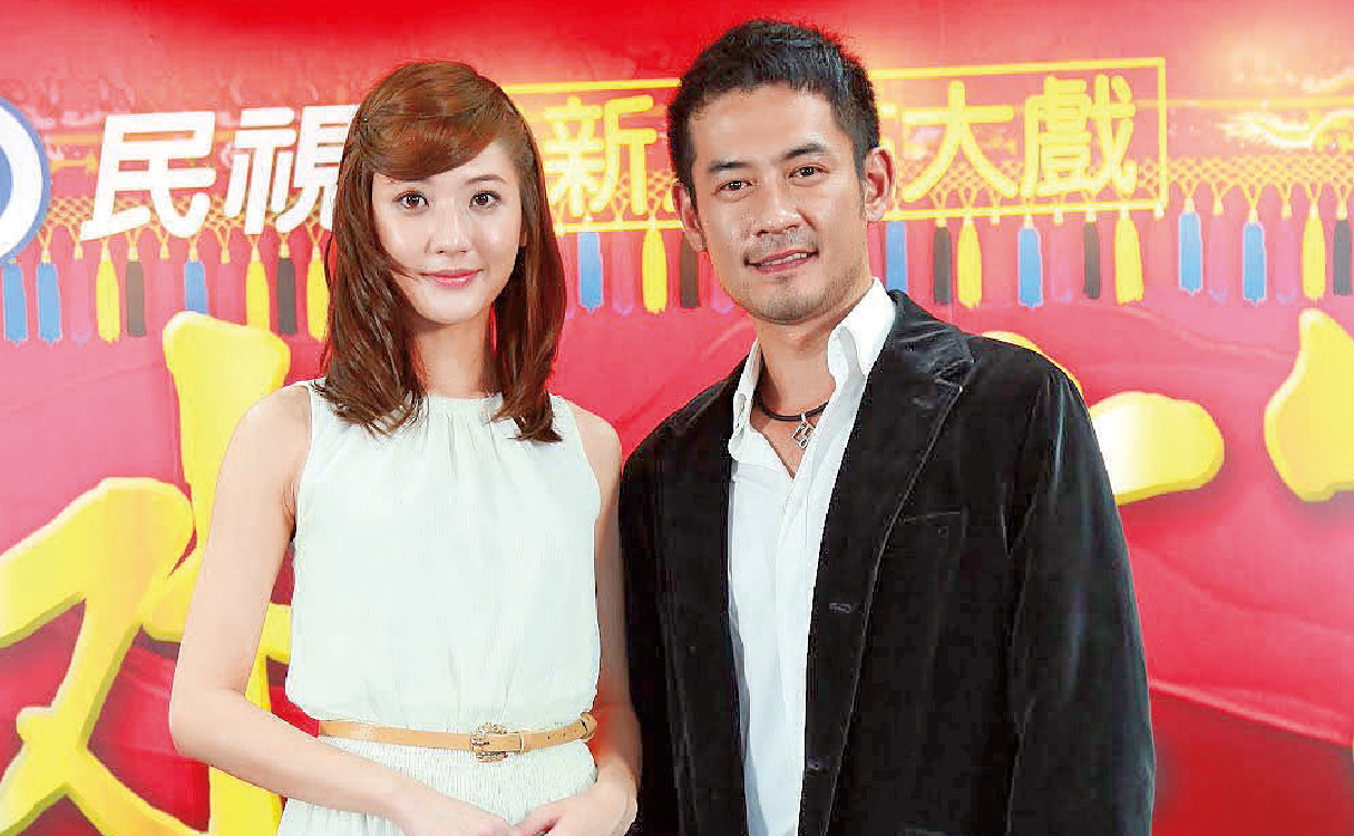 林逸欣2013年和柯叔元（右）傳出不倫，兩人還曾被拍到過夜。