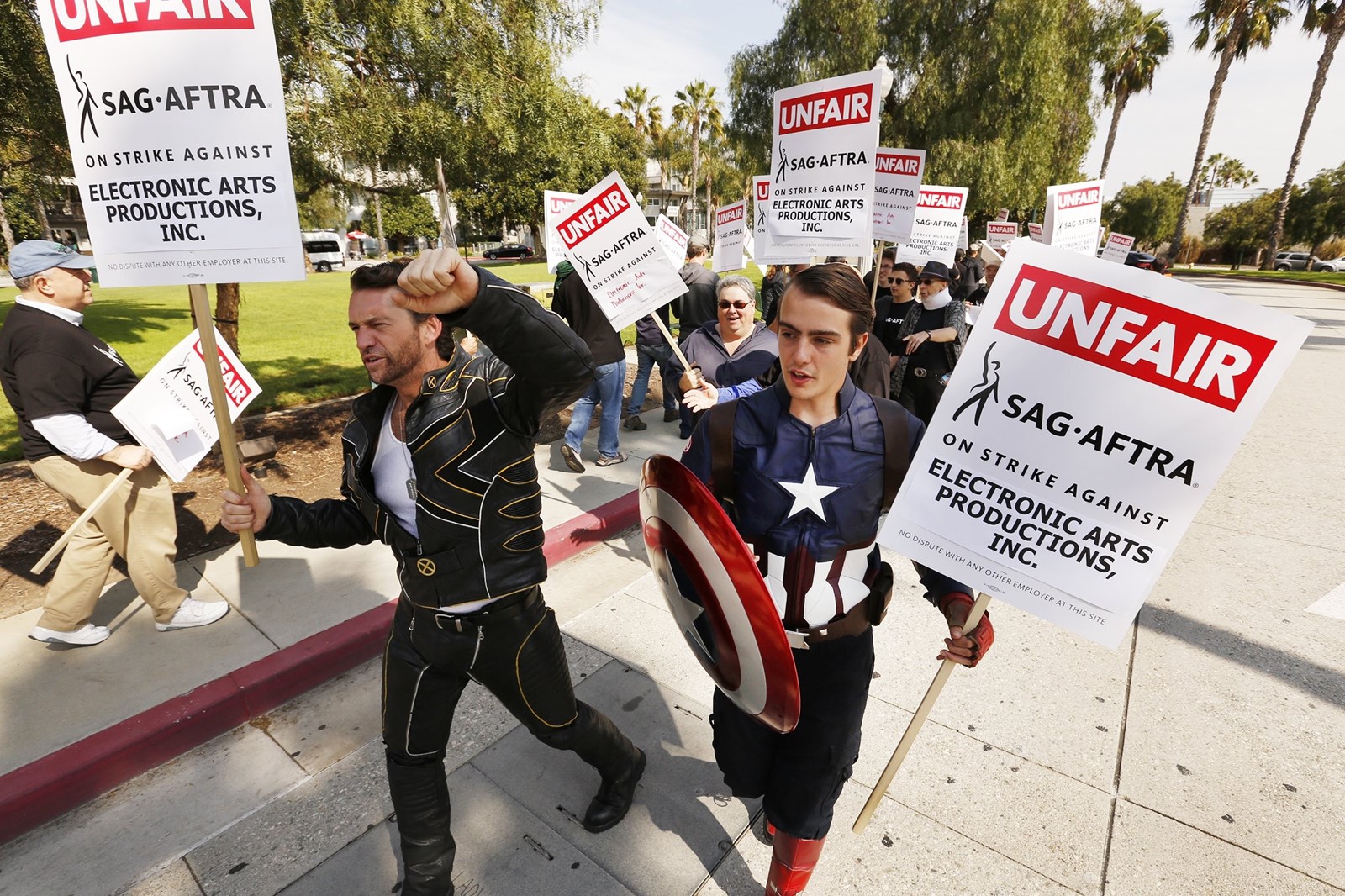 SAG-AFTRA 發起的遊戲聲音演員、動作捕捉與特技演員大罷工，終於在本月落幕。（圖／LA TIMES）