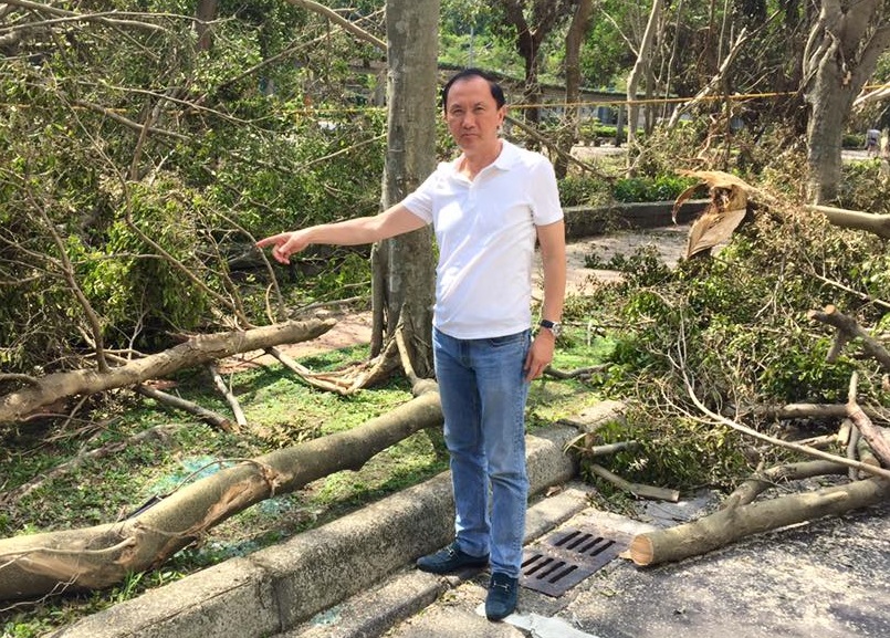 台北市議員李新今晨傳墜樓。（翻攝自李新臉書）